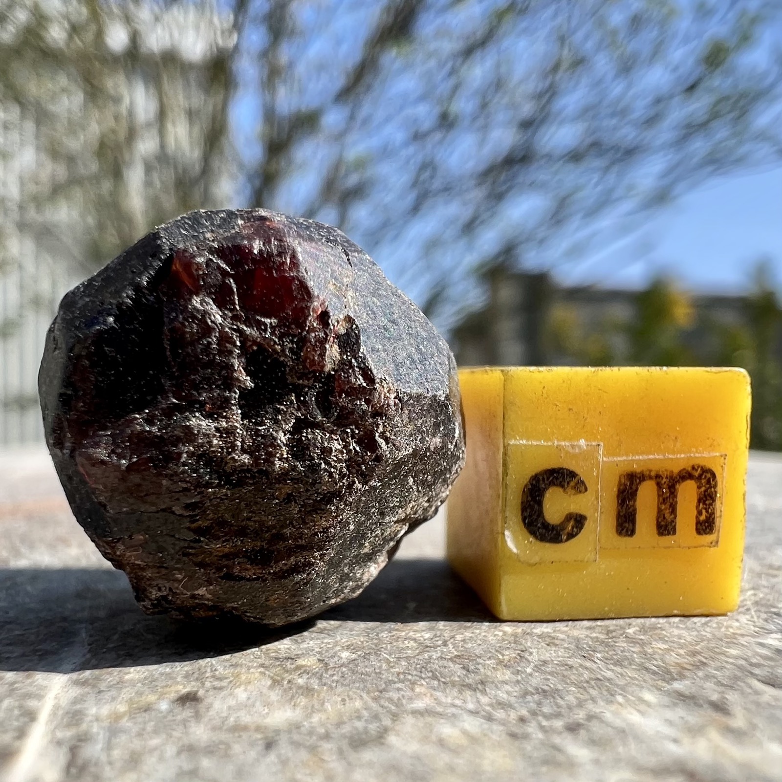 Almandine Garnet Crystal China Natural Red Mineral Specimen 10-20mm