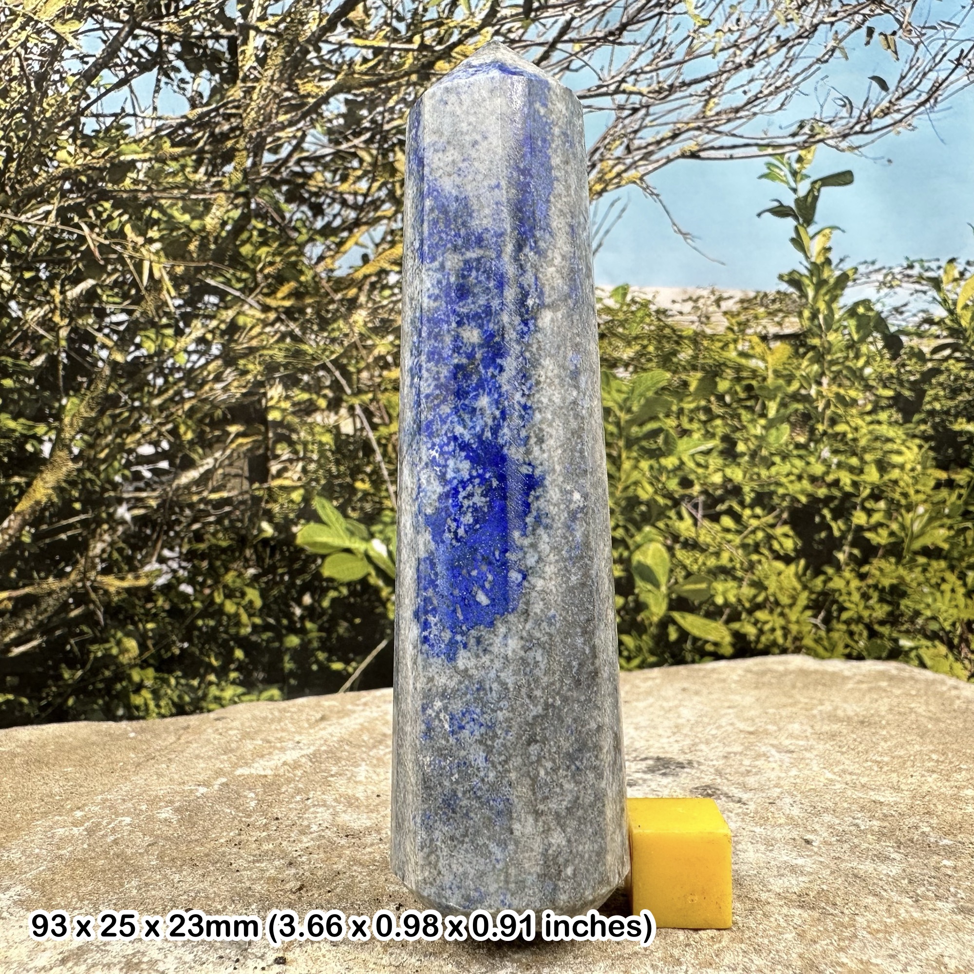 Lapis Massage Wand for Meditation & Home Collection - Spiritual Spiritual Crystal