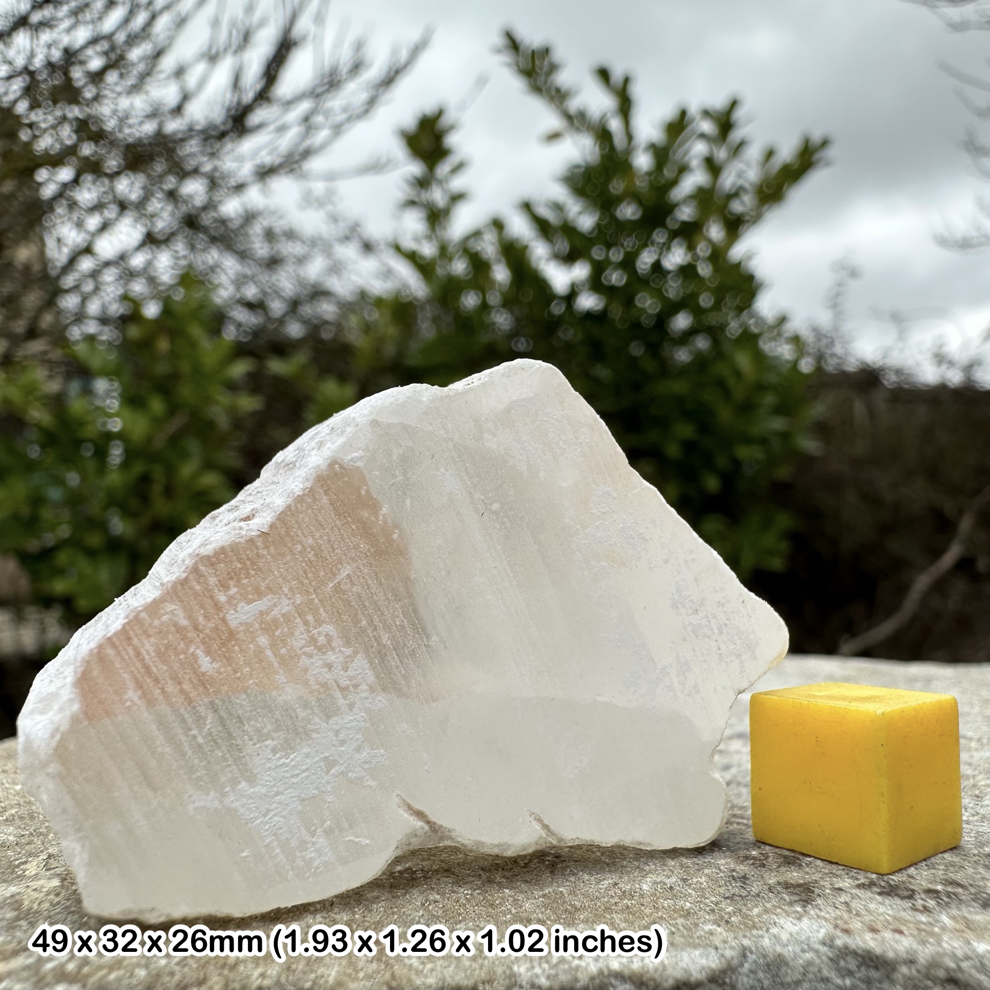 Gypsum Satin Spar Crystal - Soothing and Nurturing Energy