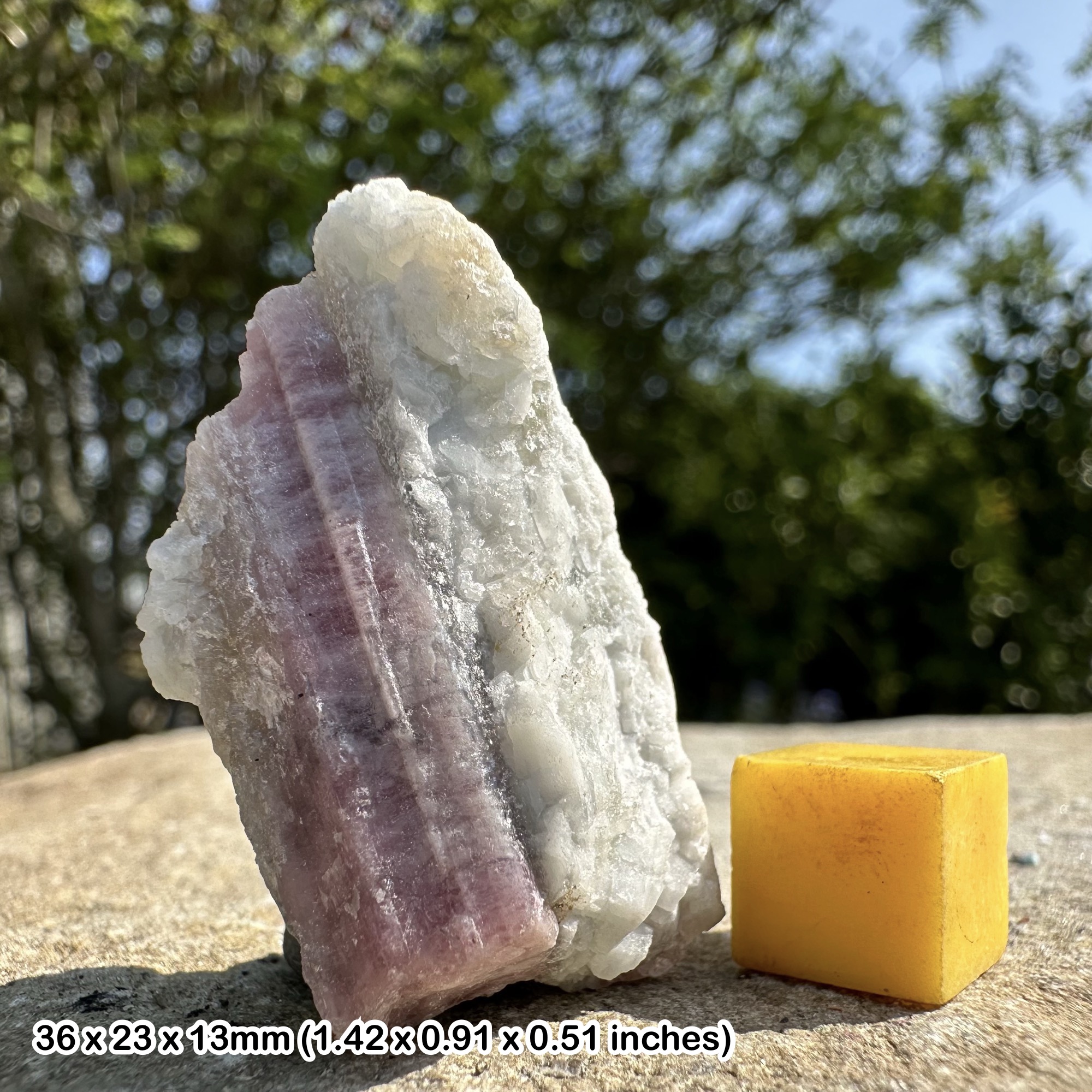 Rubellite Tourmaline Crystal Brazil Pink Red Tourmaline Mineral Specimen Natural Gemstone Collectors Piece with Certificate Authenticity