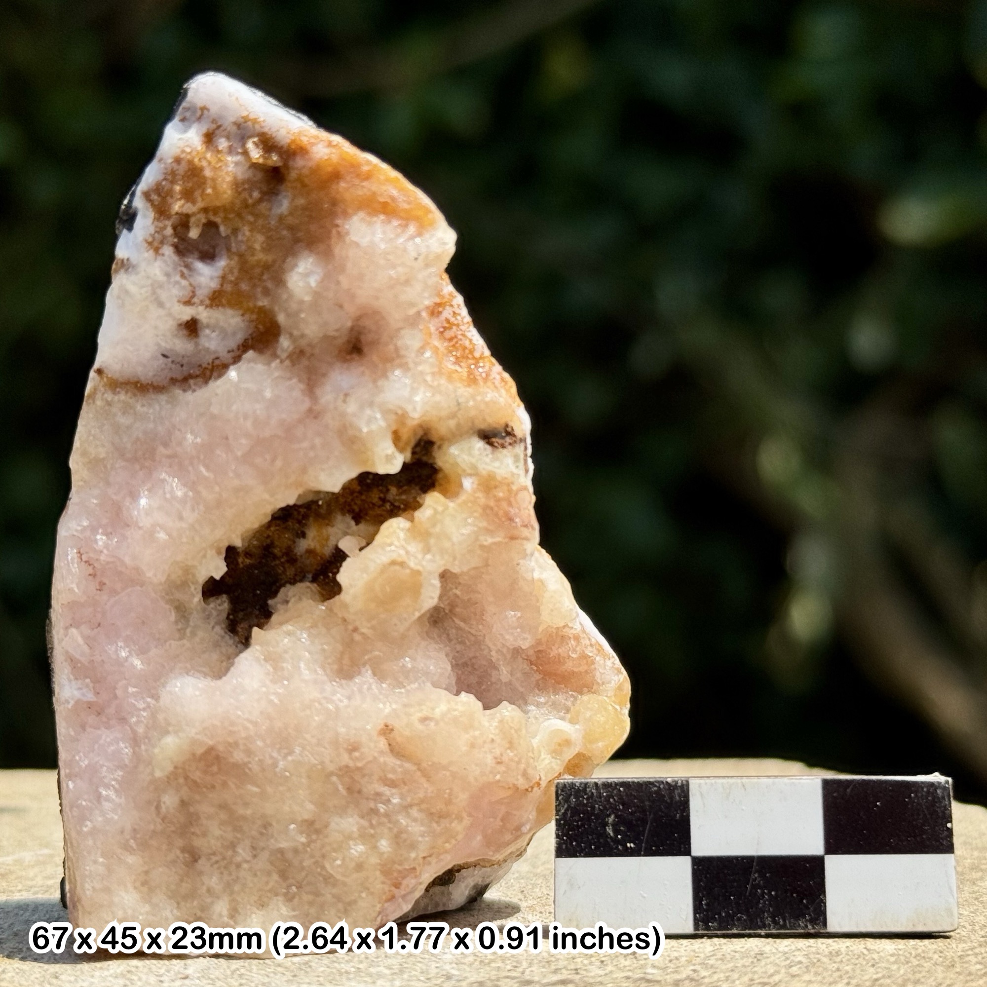 Rare Pink Aragonite Crystal Badakhshan Afghanistan Natural Mineral Specimen