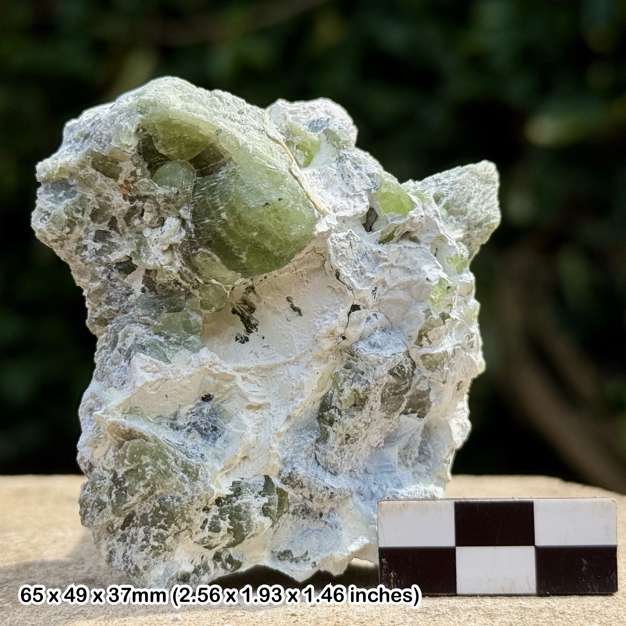 Rare Peridot Crystal with Magnetite Supat Mine Pakistan Natural Olivine Mineral Specimen Green Peridot Crystal
