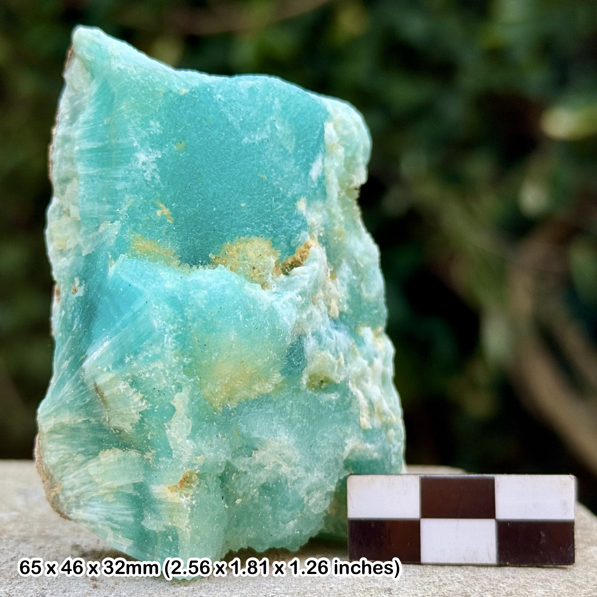 Rare Green Blue Aragonite Crystal Badakhshan Afghanistan Natural Calcium Carbonate Mineral Specimen