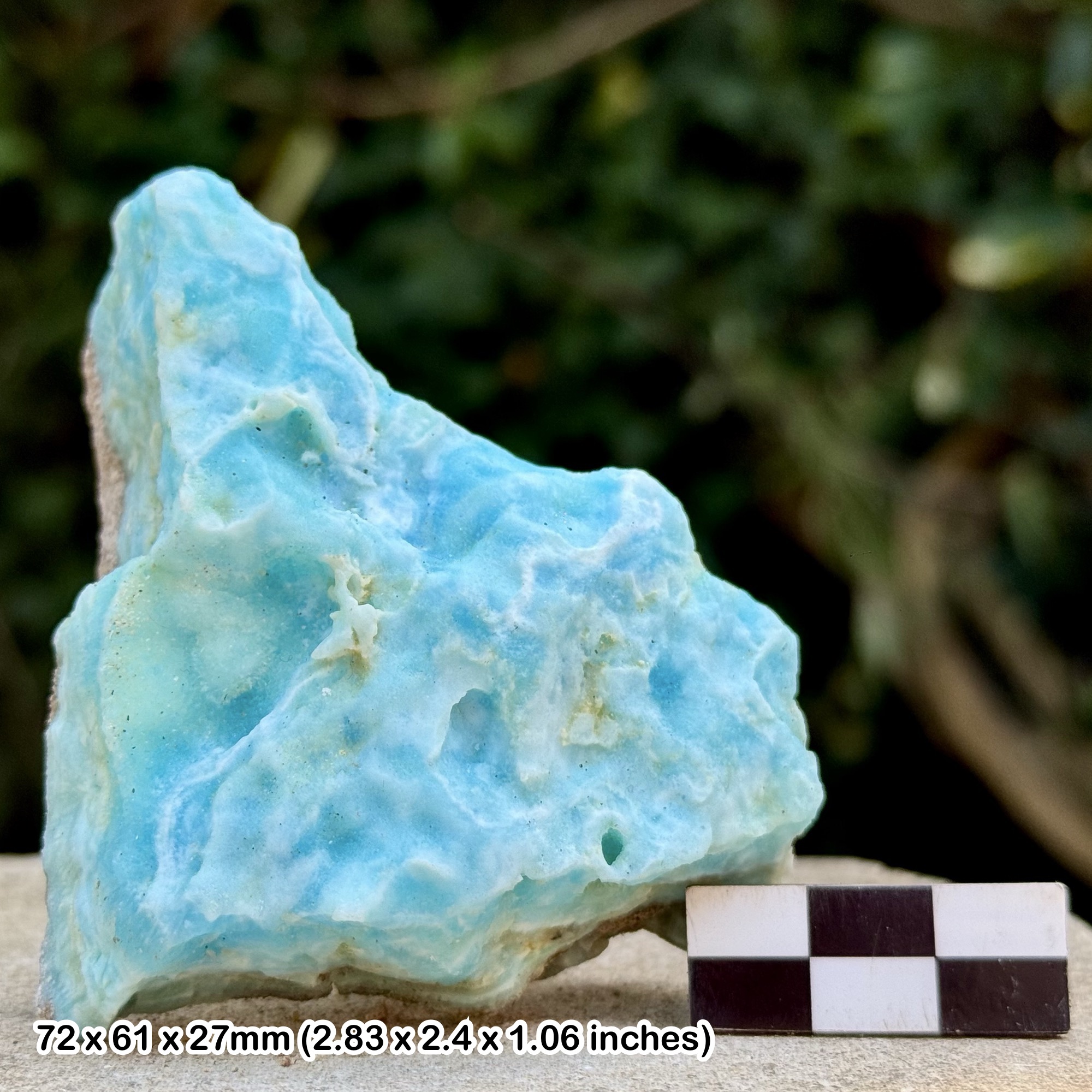Rare Green Blue Aragonite Crystal Badakhshan Afghanistan Natural Calcium Carbonate Mineral Specimen