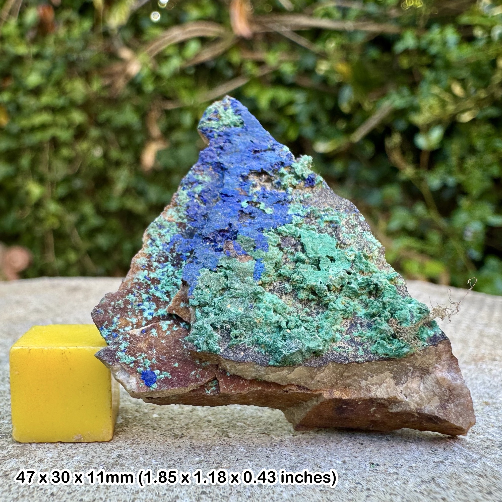 Azurite Crystal Specimen Deep Blue Copper Mineral Collector Display Stone Genuine Azurite Crystal