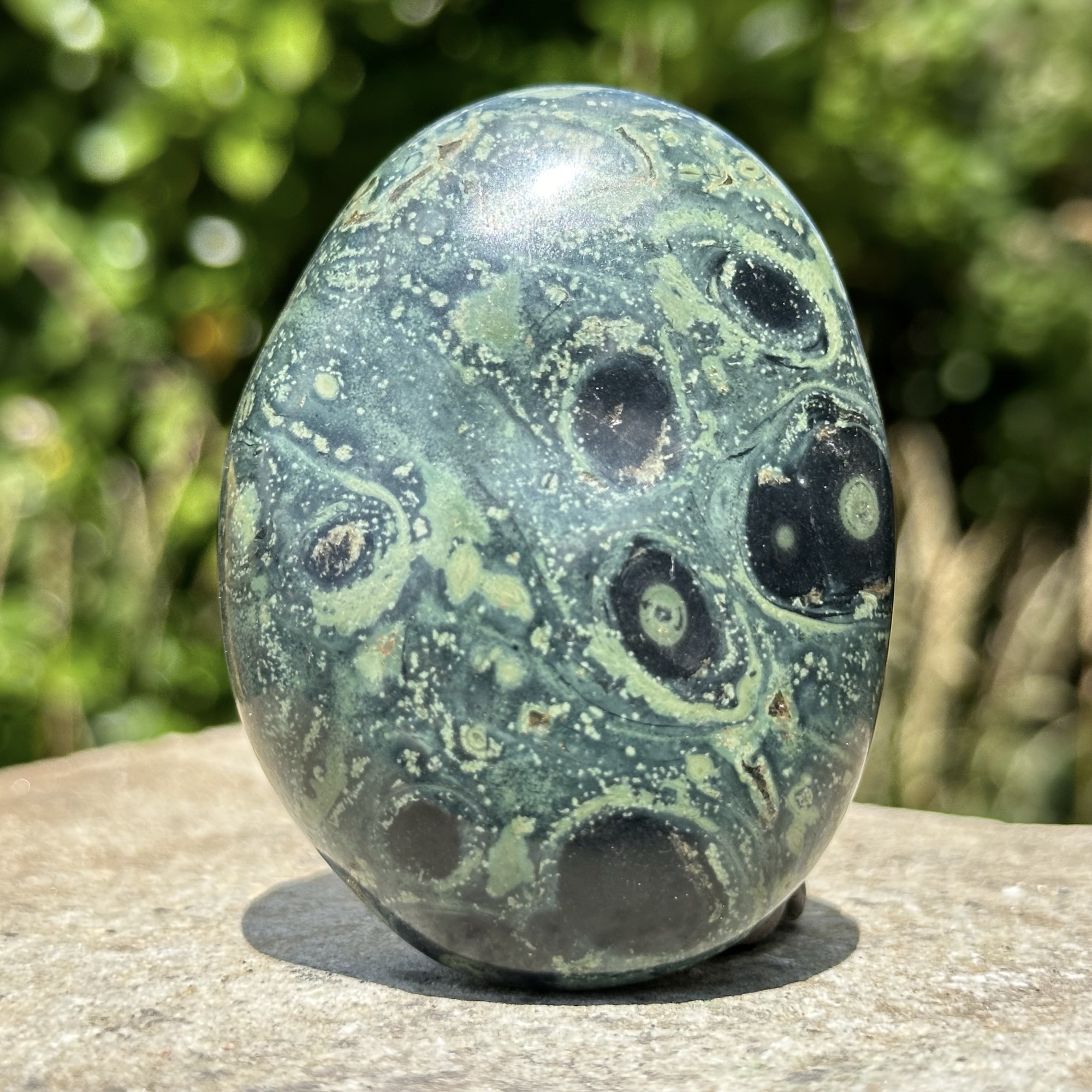 Kambaba Jasper Pebble – Polished Crystal Stone – Madagascar – 50–80mm – Genuine Mineral Specimen