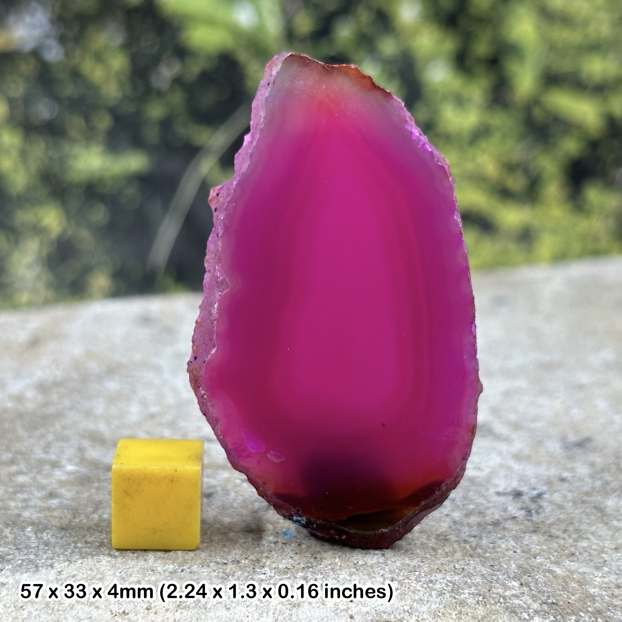 Agate slice: agate slice crystal - polished geode stone for home decor and positive energy
