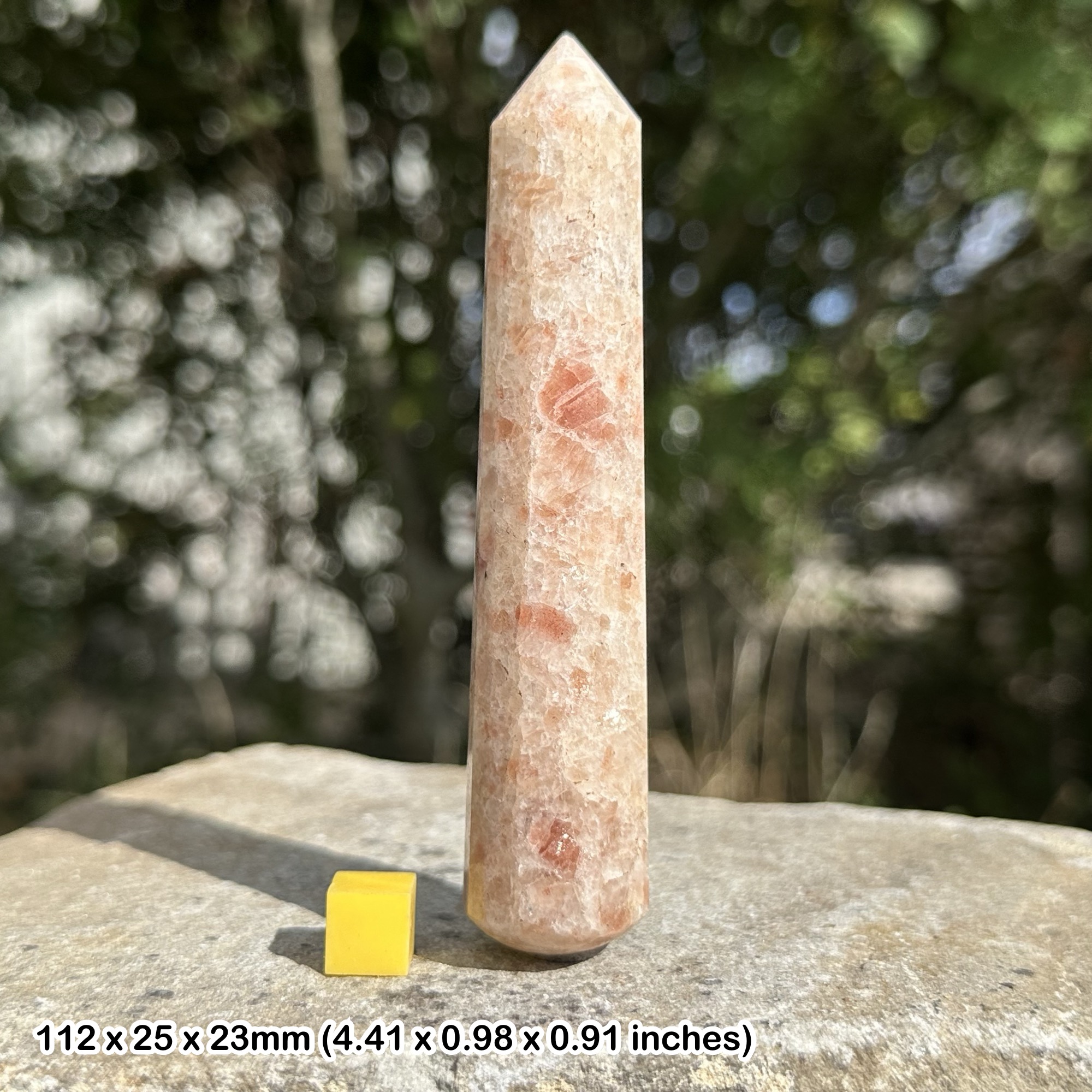 Sunstone faceted massage wand for spiritual Spiritual, uk seller