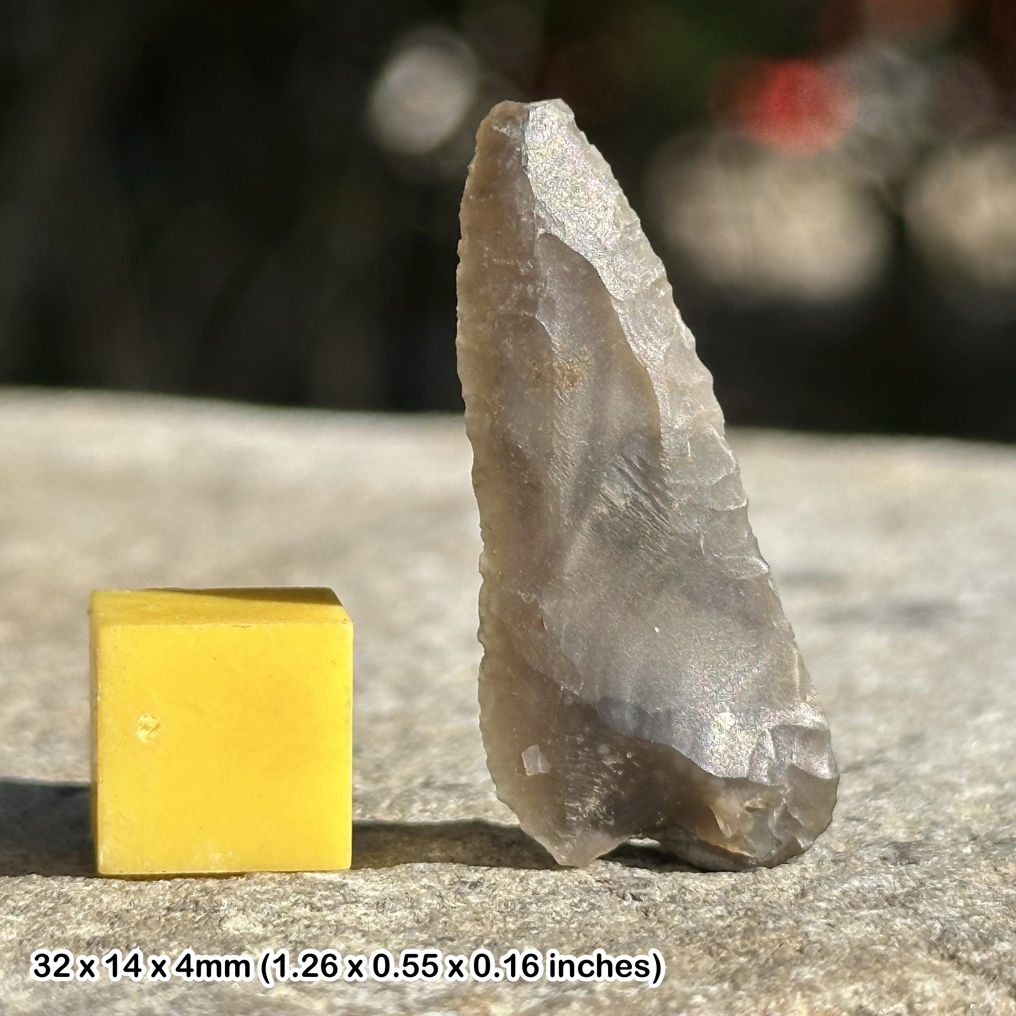 RARE Fluted Arrowhead Artefact British Stone Age Tool Cornwall Genuine Prehistoric Lithic Find