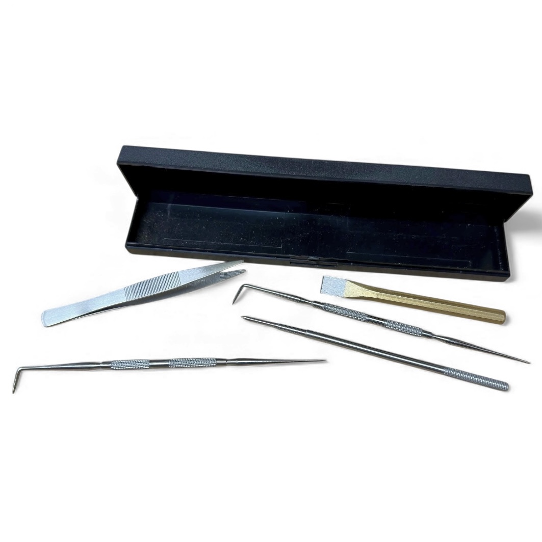 Prepping kit for fossils, Hand Tool Craft Set.