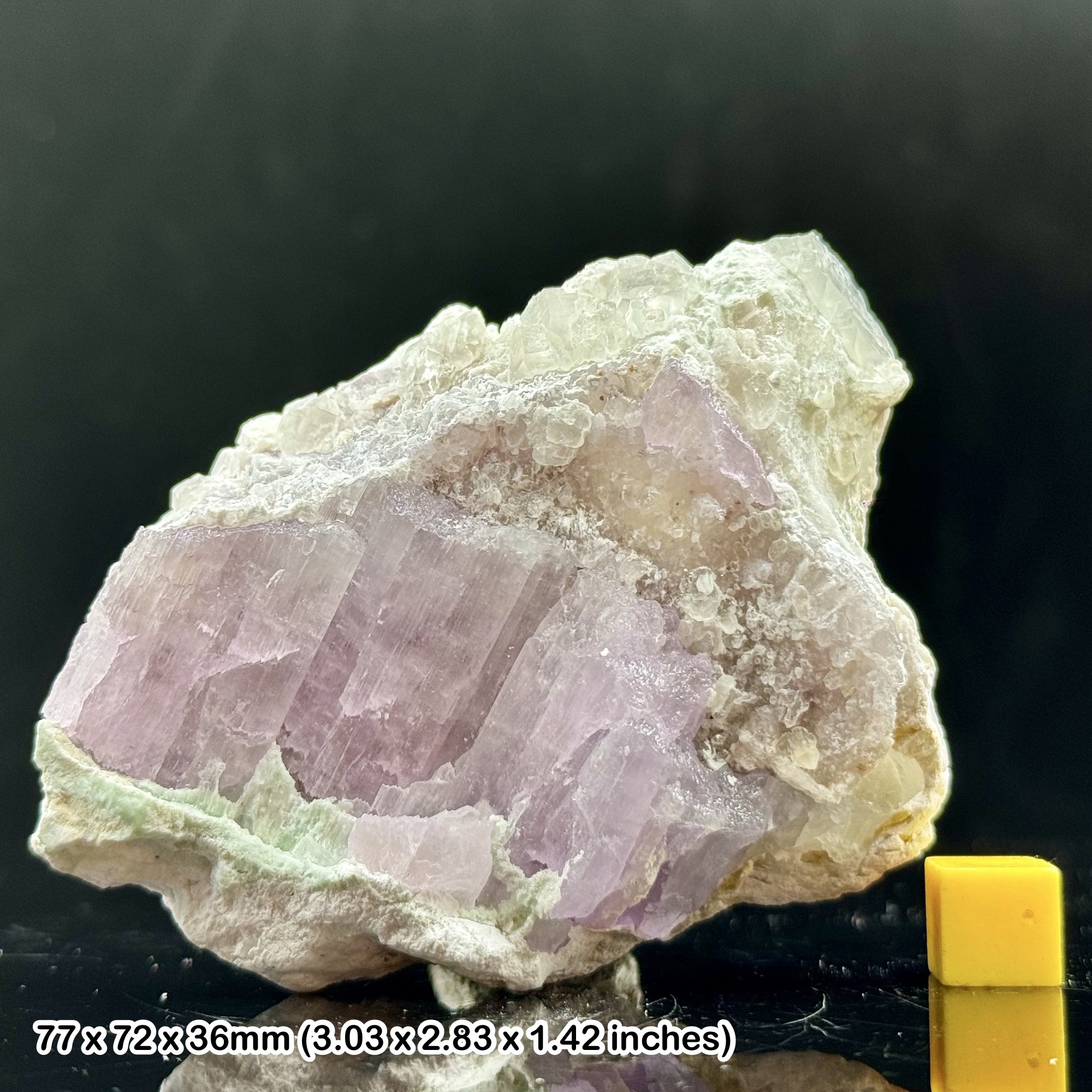 Natural Pink Kunzite with Quartz and Albite Combined Mineral Specimen from Afghanistan with Certificate of Authenticity