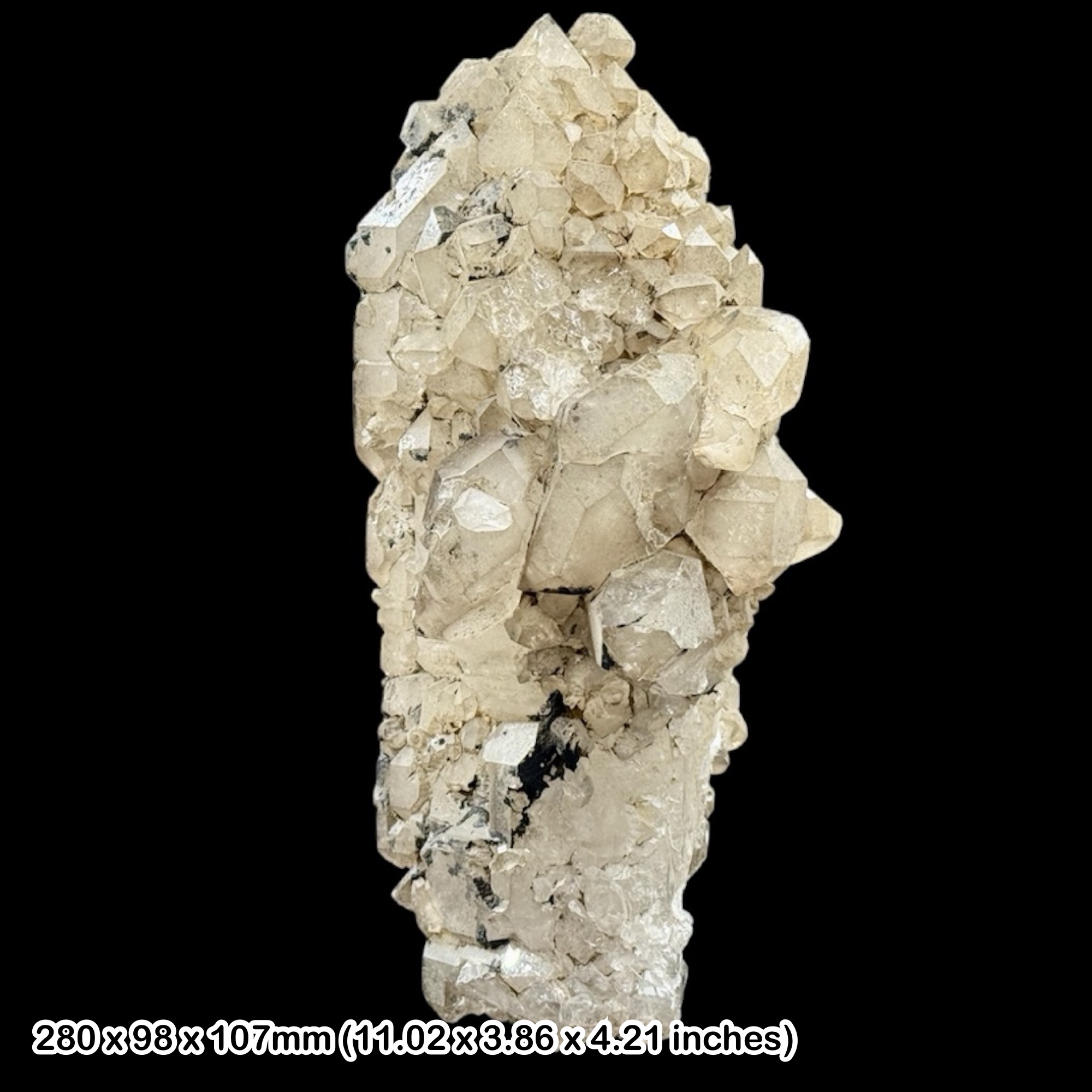 Natural Quartz Crystal Group 10 Inch COA Included