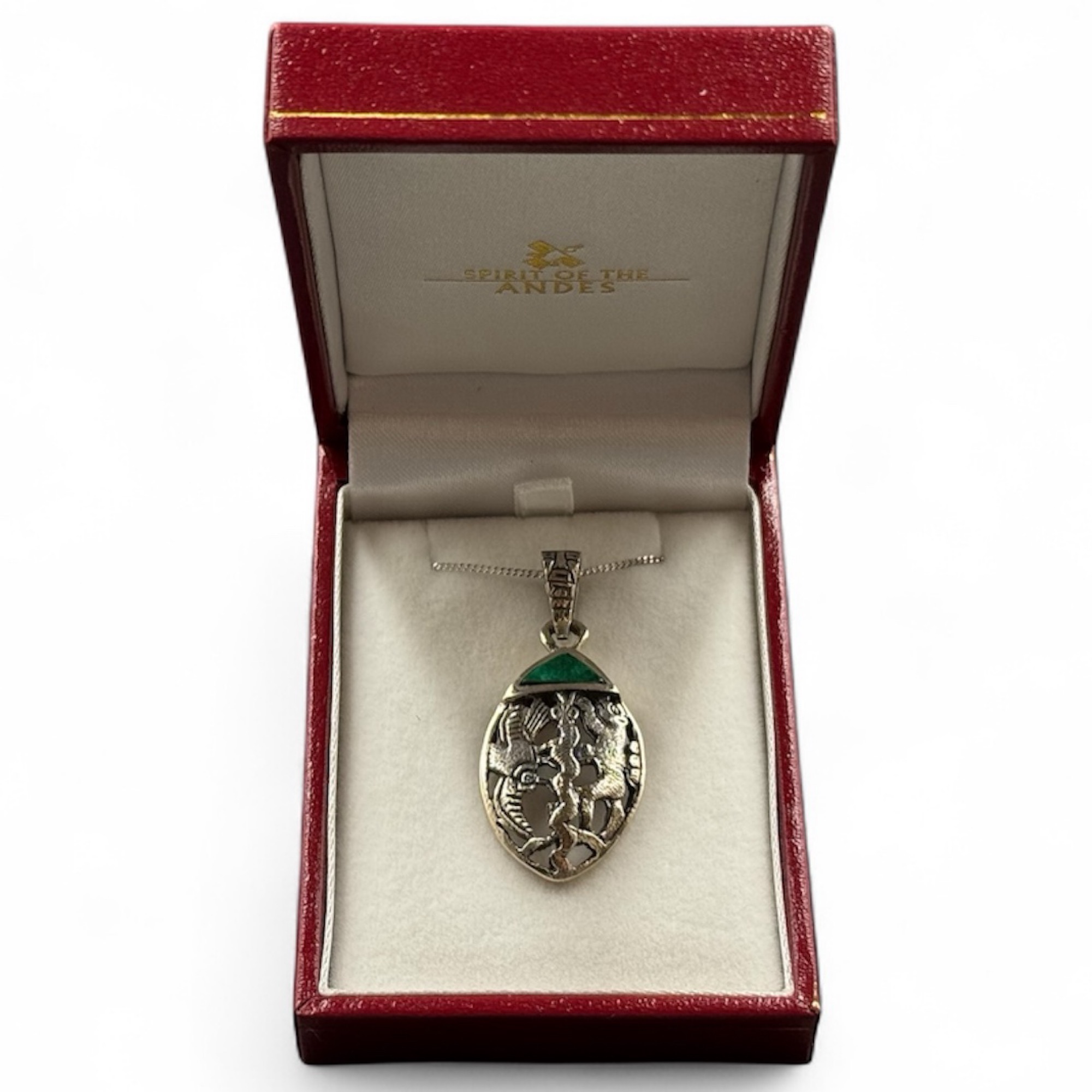 17" Real Green Agate Crystal Necklace – Genuine Natural Gemstone Jewellery – British Hand Made in Devon – Polished Chalcedony Beads