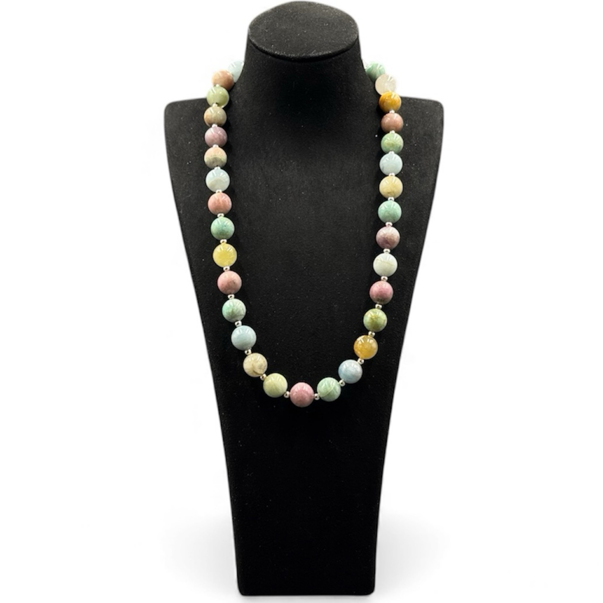 18" Mixed Crystal Necklace – Genuine Natural Gemstone Jewellery – British Hand Made in Devon – Certified Authentic Specimens