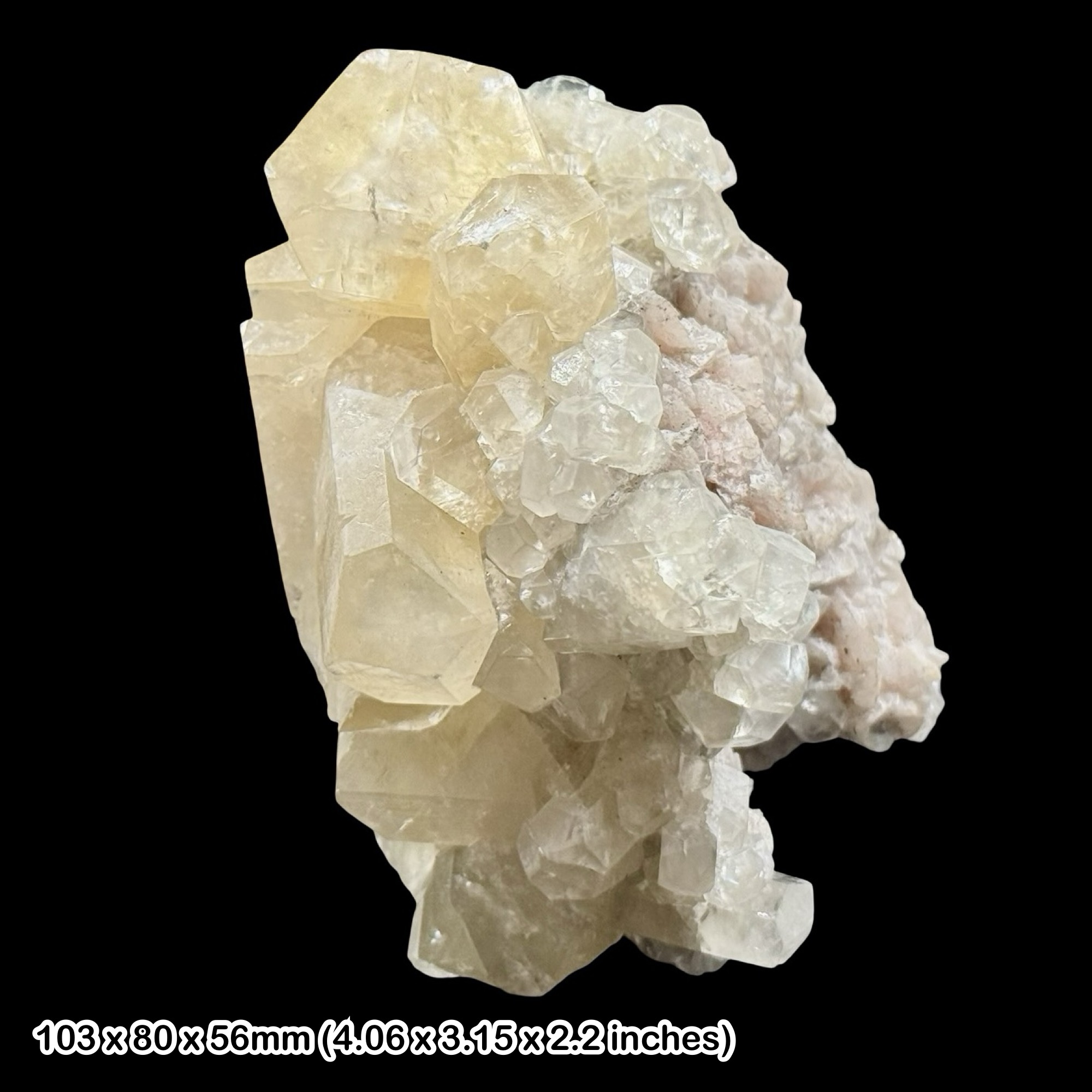 Dolomite Calcite USA Crystal Natural Mineral Specimen Genuine Stone with Certificate of Authenticity