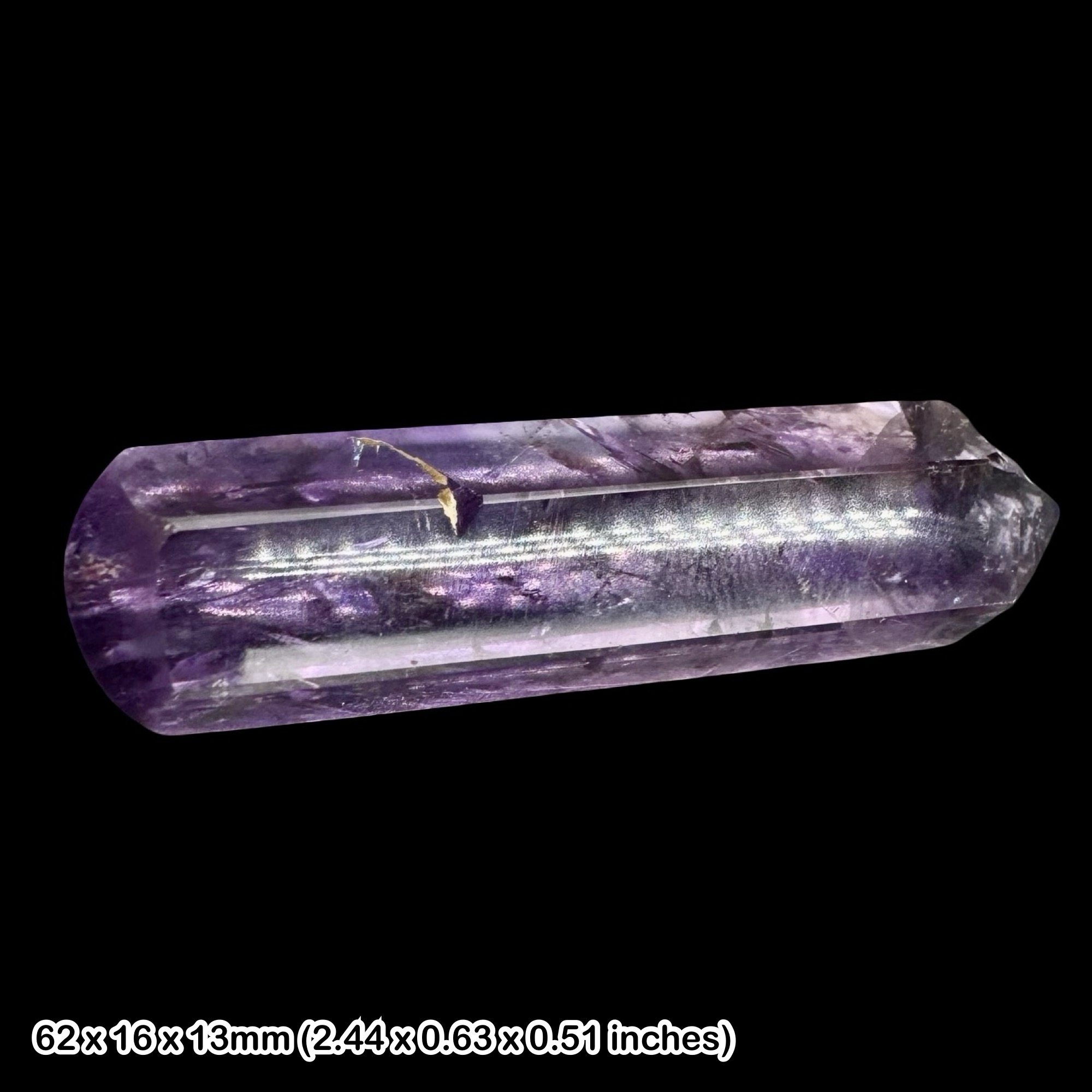 Amethyst Crystal Wand A Grade Natural Purple Quartz Polished Mineral Specimen