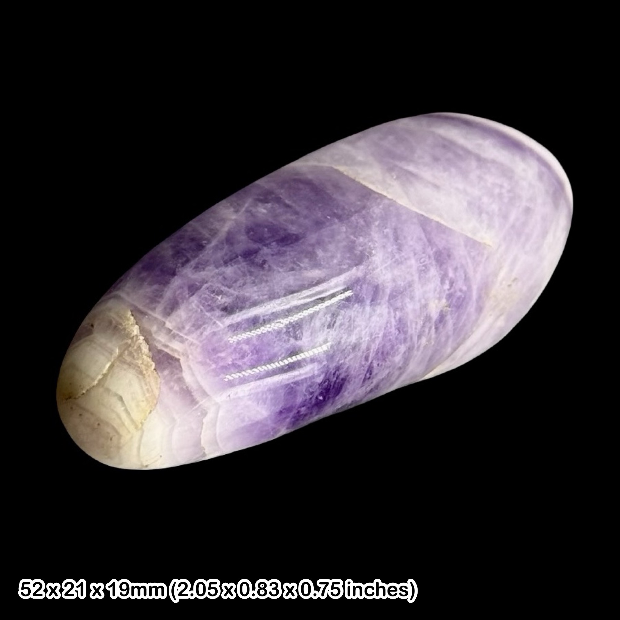 Amethyst Crystal Wand A Grade Natural Purple Quartz Polished Massage Wand Mineral Specimen