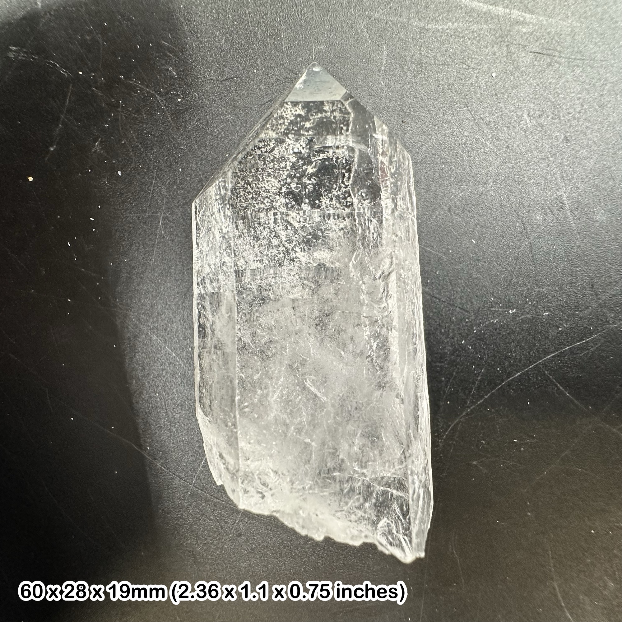 A-Grade Rock Crystal Quartz from Brazil – Genuine High Grade Natural Mineral with Certificate of Authenticity