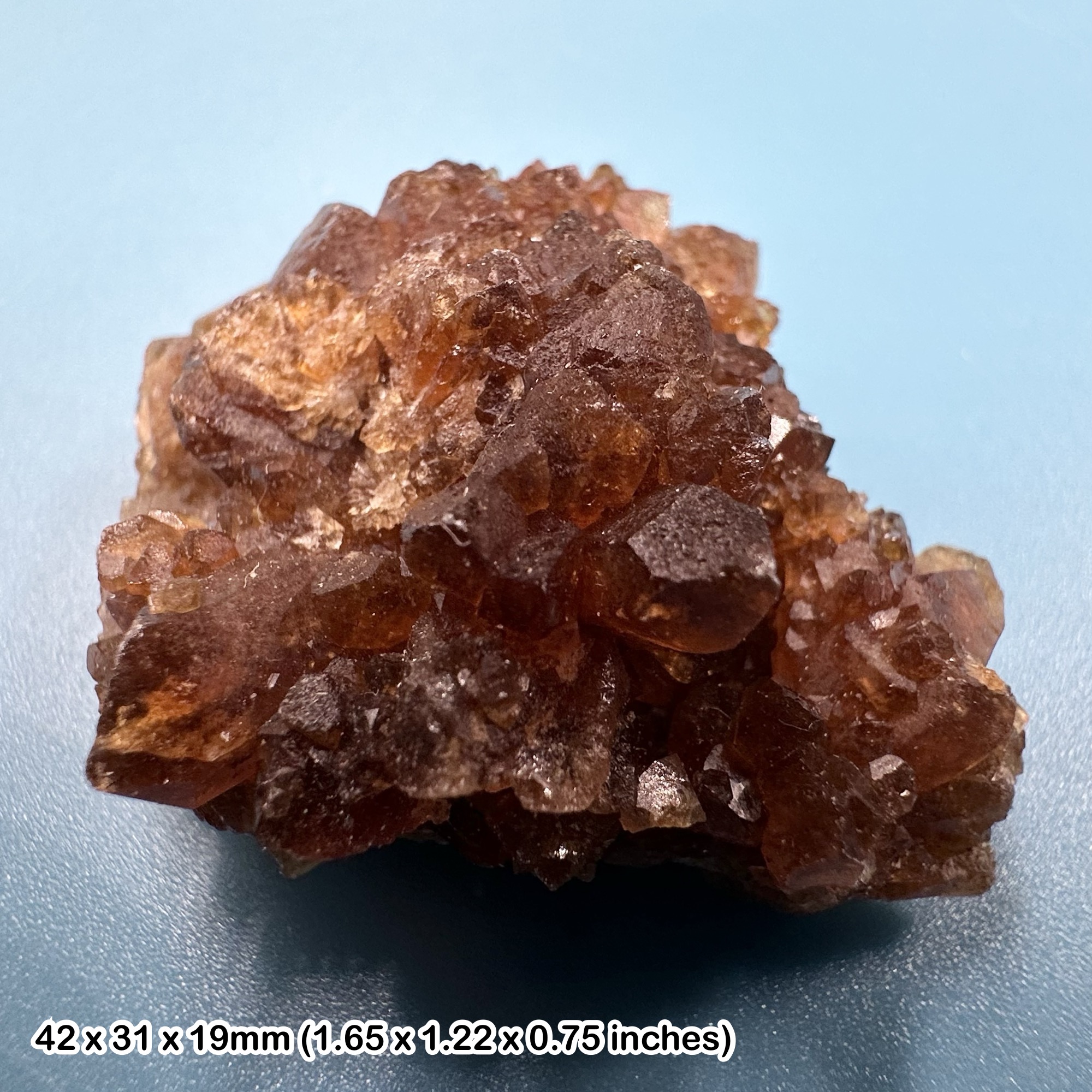 Citrine Cluster Natural Mineral Specimen from Morocco with Certificate of Authenticity