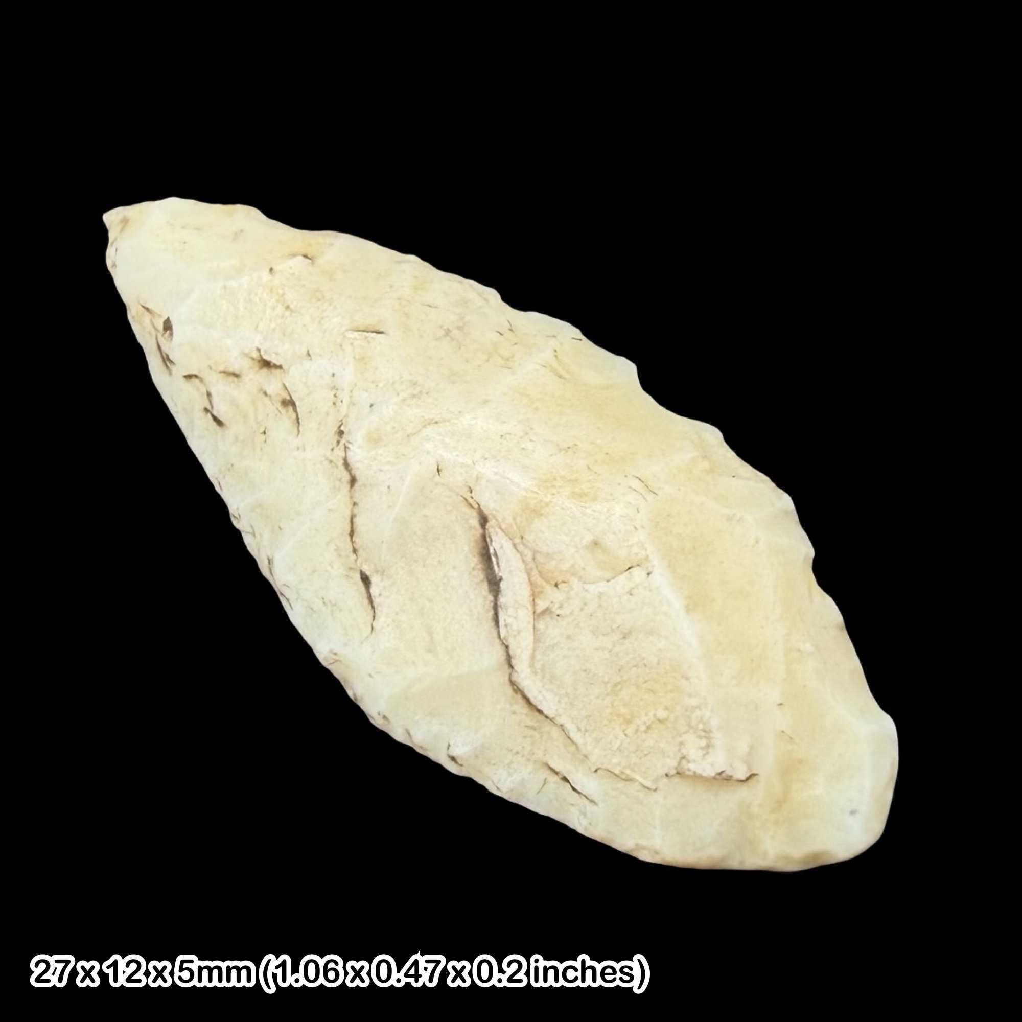 RARE Mesopotamian Lithic Arrowhead 600-300 BC Ancient Artifact Authentic Historic Stone Weapon Relic