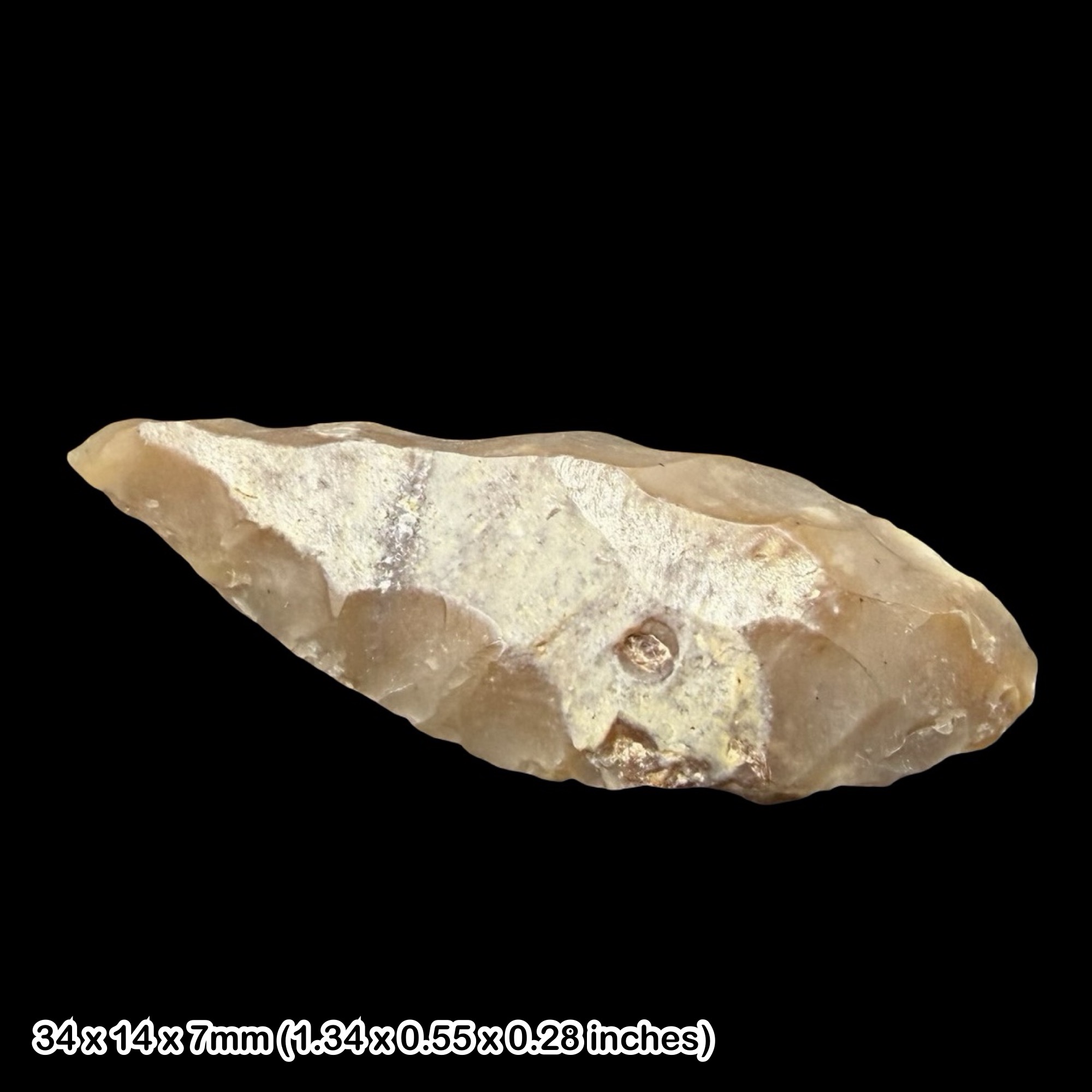RARE Mesopotamian Lithic Arrowhead 600-300 BC Ancient Artifact Authentic Historic Stone Weapon Relic