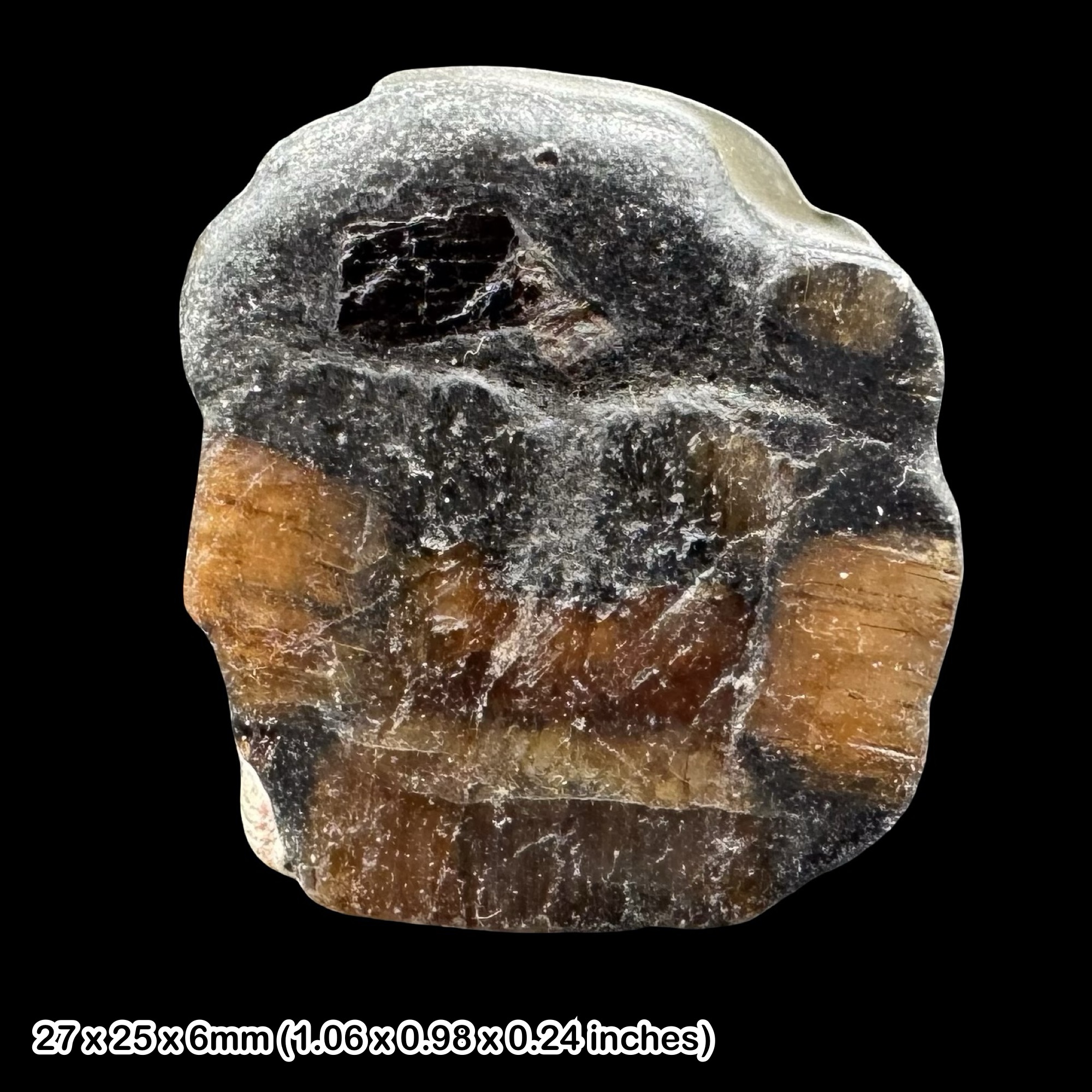 Chiastolite Crystal Mineral China Andalusite Cross Stone Natural Specimen Collector Display Piece Genuine with Certificate of Authenticity