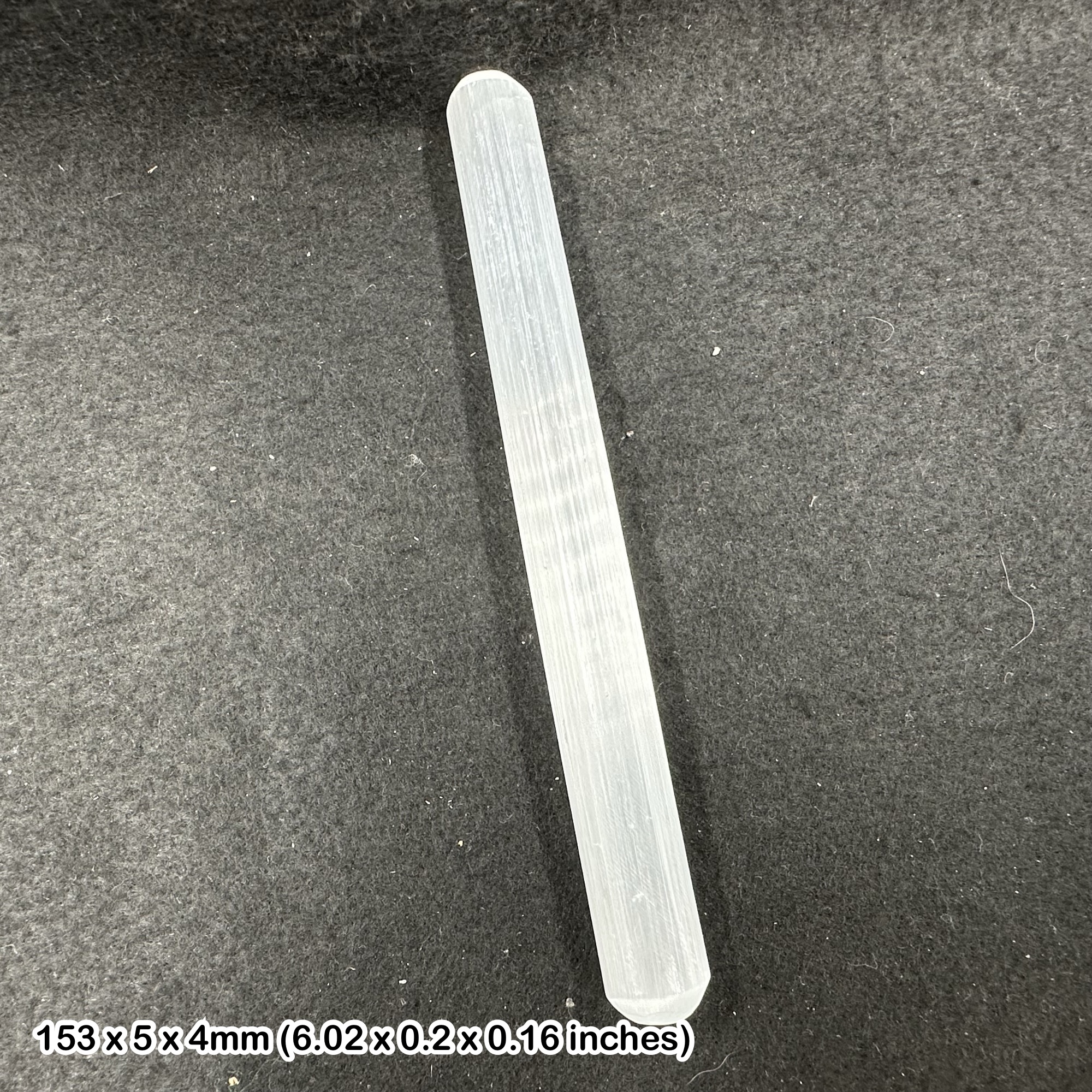 White Selenite Round Massage Wand - Spiritual Spiritual Mineral Crystal Stone - CERTIFICATED