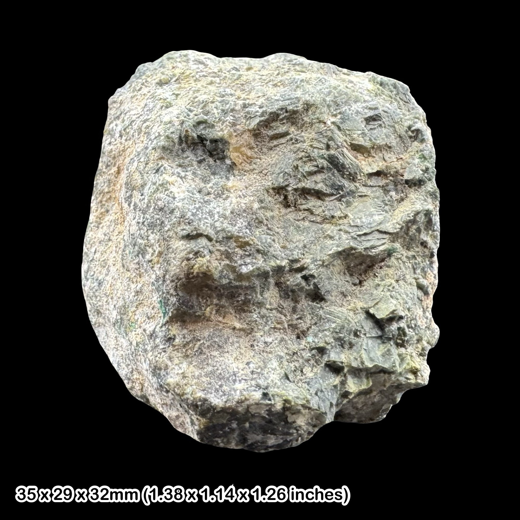 Epidote Rich Altered Rock Natural Green Epidote Mineral Specimen Metamorphic Display Collectors Stone Unique Crystal Decor Gift