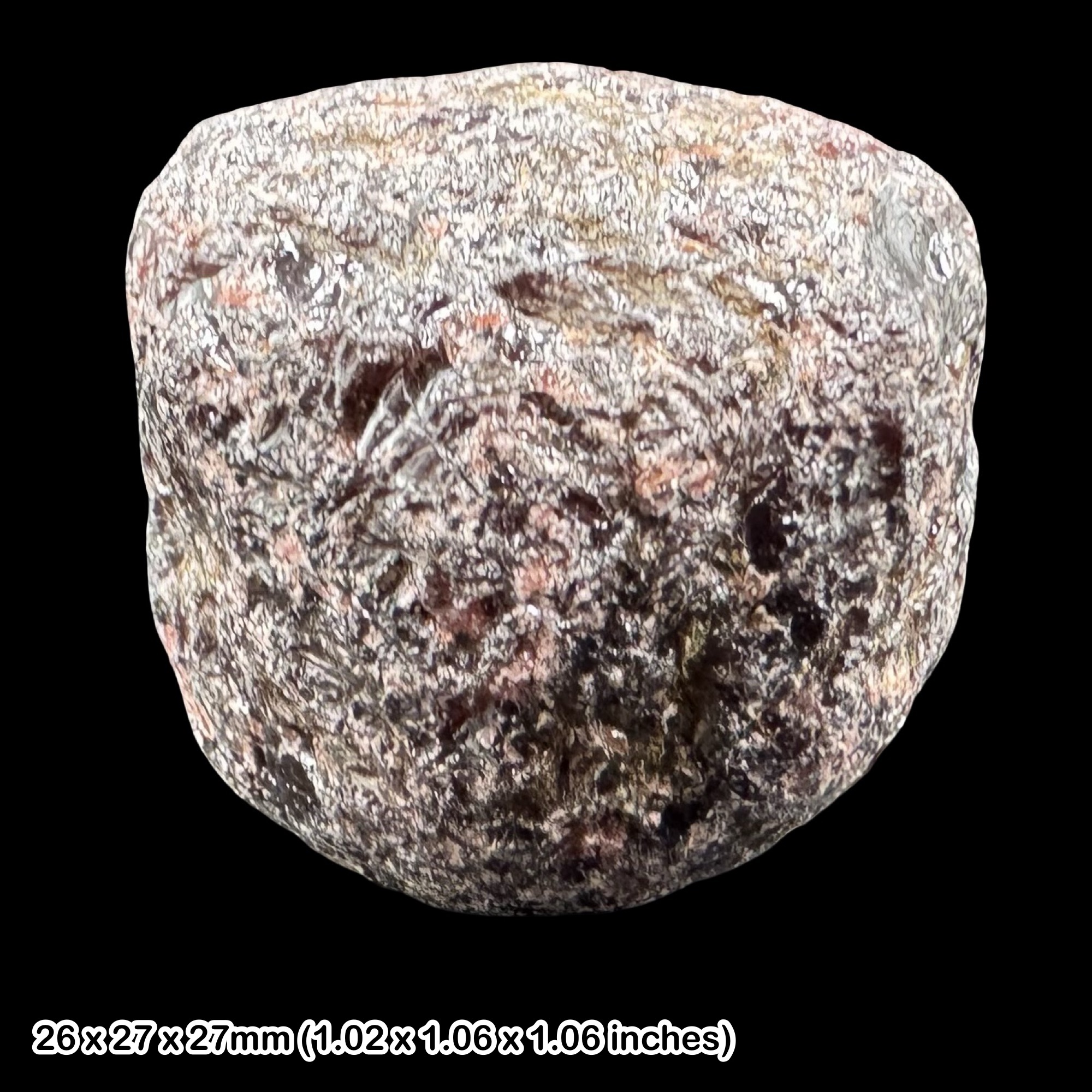 Almandine Garnet in Mica Schist Natural Red Garnet Crystal Mineral Specimen Metamorphic Rock Display Collectors Stone Gift