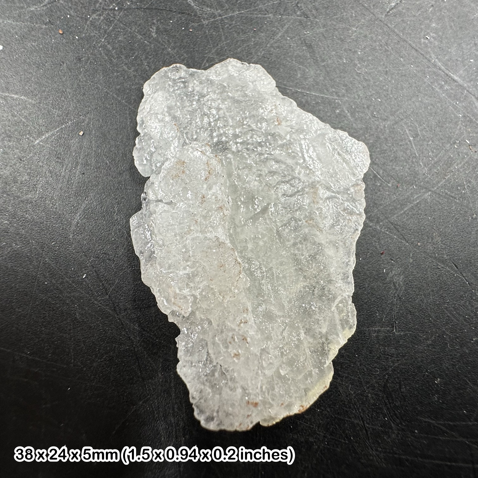White milky calcite crystal - authentic Spiritual mineral stone certificated