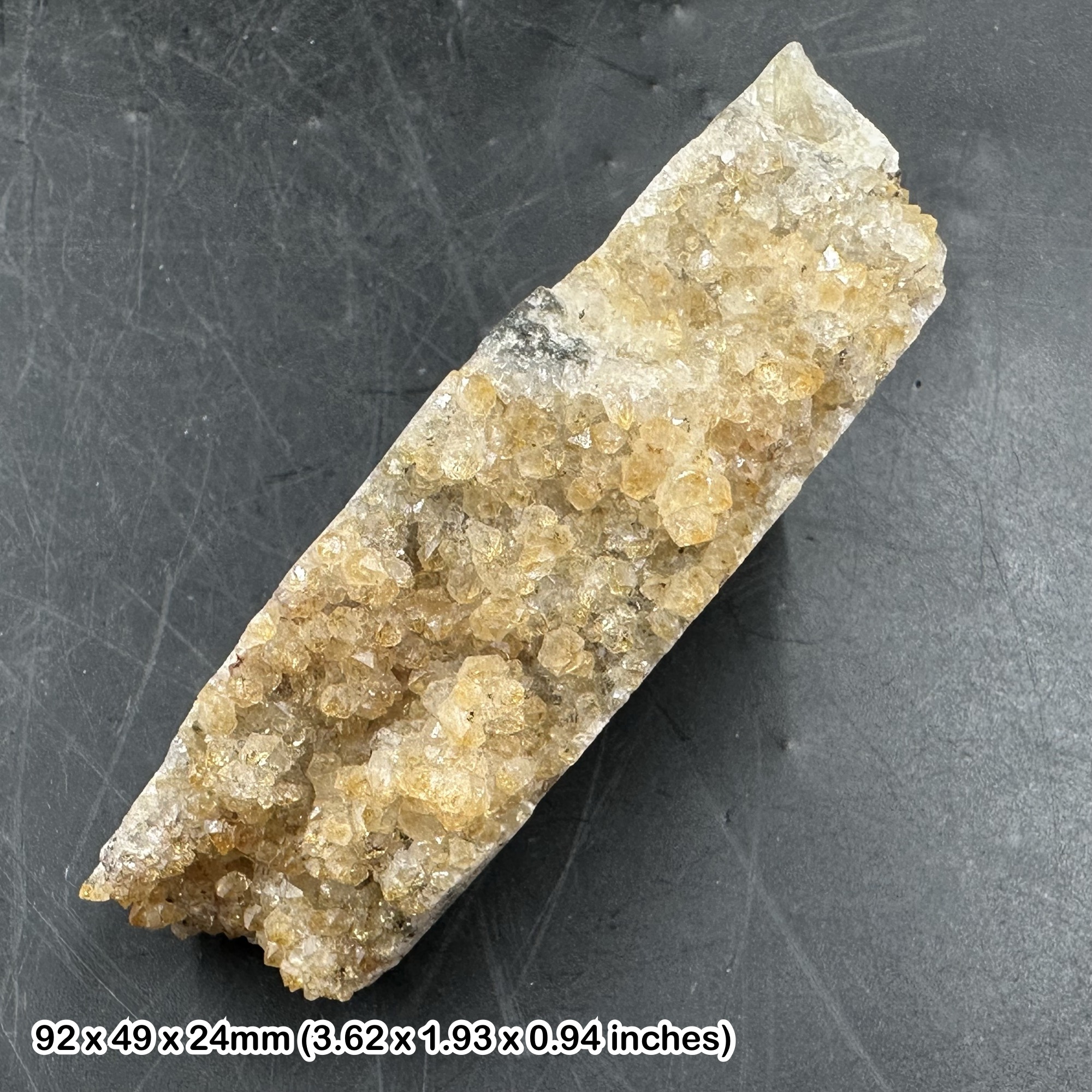 Polished Citrine Crystal Natural Quartz Gemstone Display Specimen Genuine Citrine Polished Quartz Stone Golden Crystal UK Seller