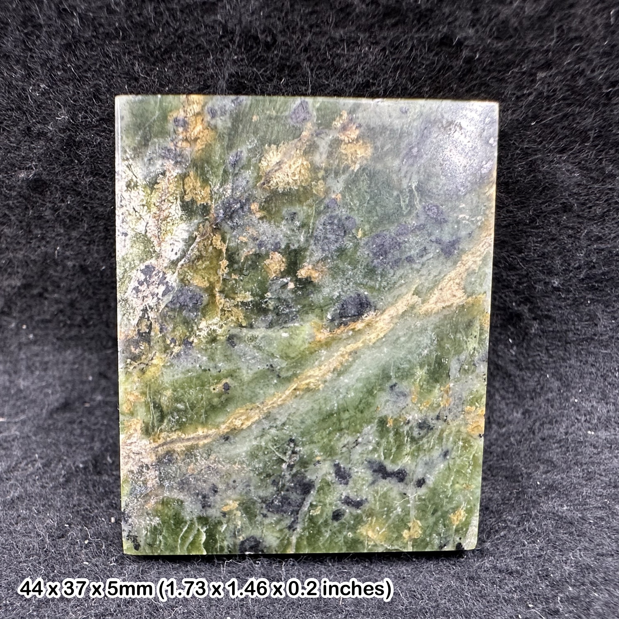 Serpentine Slice Polished Natural Green Serpentine Mineral Specimen Display Genuine Serpentine Slice Crystal Stone UK Seller