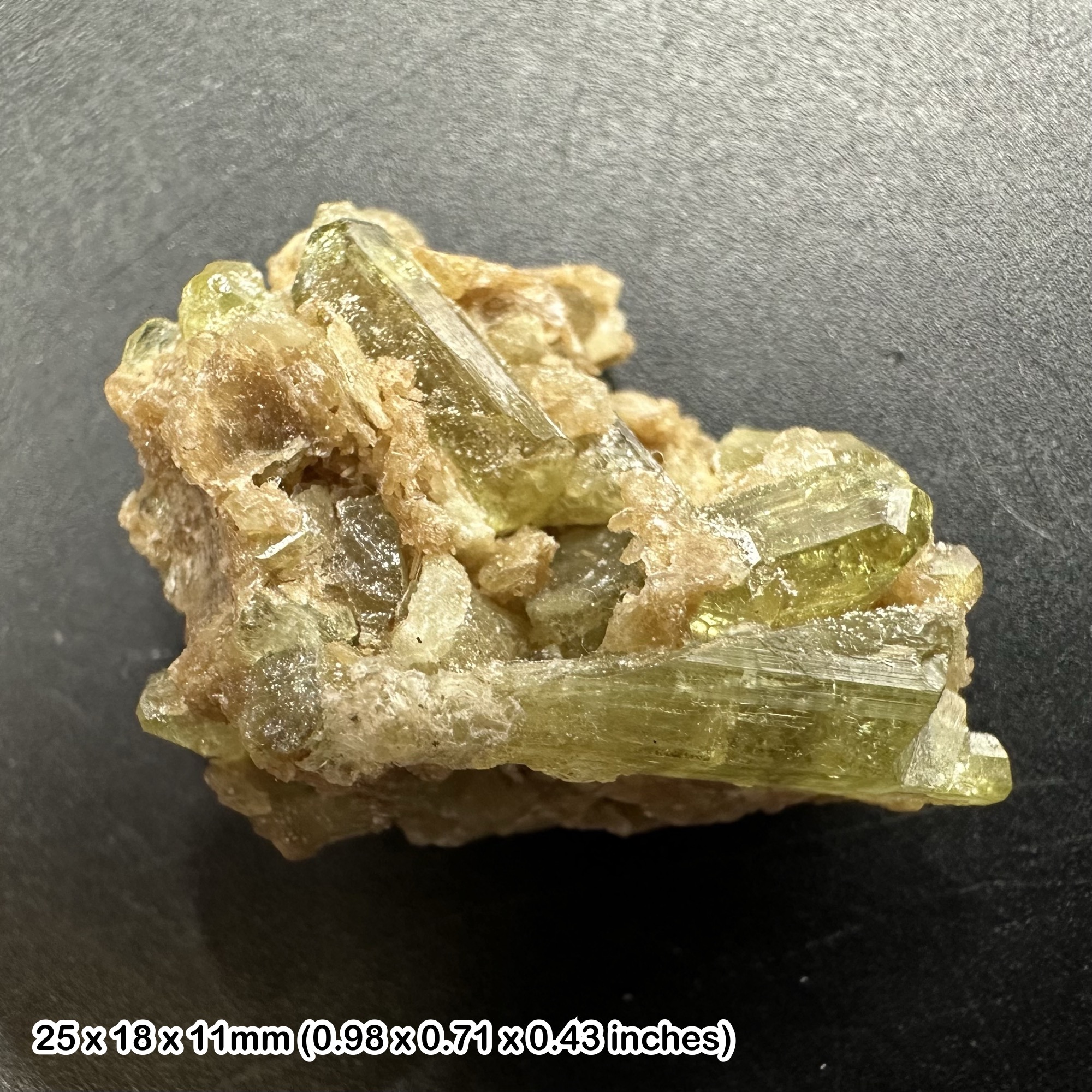 Epidote Crystal Natural Green Epidote Mineral Specimen Display Piece Genuine Epidote Crystal Cluster Collectors Stone UK Seller Gift Mineral