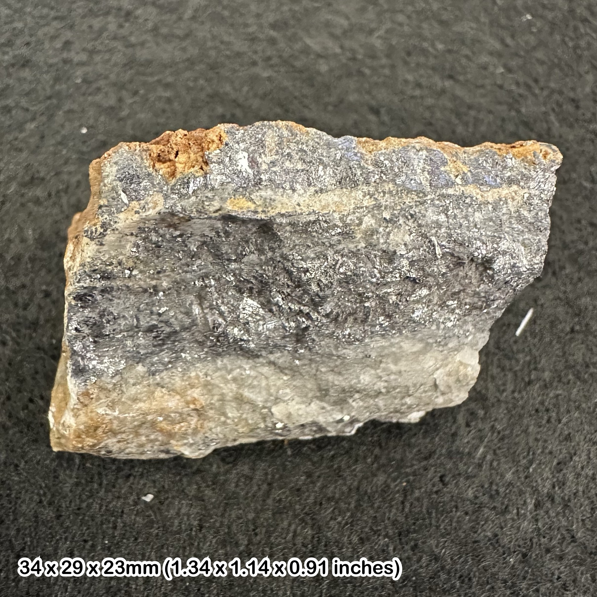 Galena in Quartz Calcite Matrix Yorkshire UK Mineral Specimen Natural Crystal Genuine Pateley Bridge Galena Specimen Collectors Stone