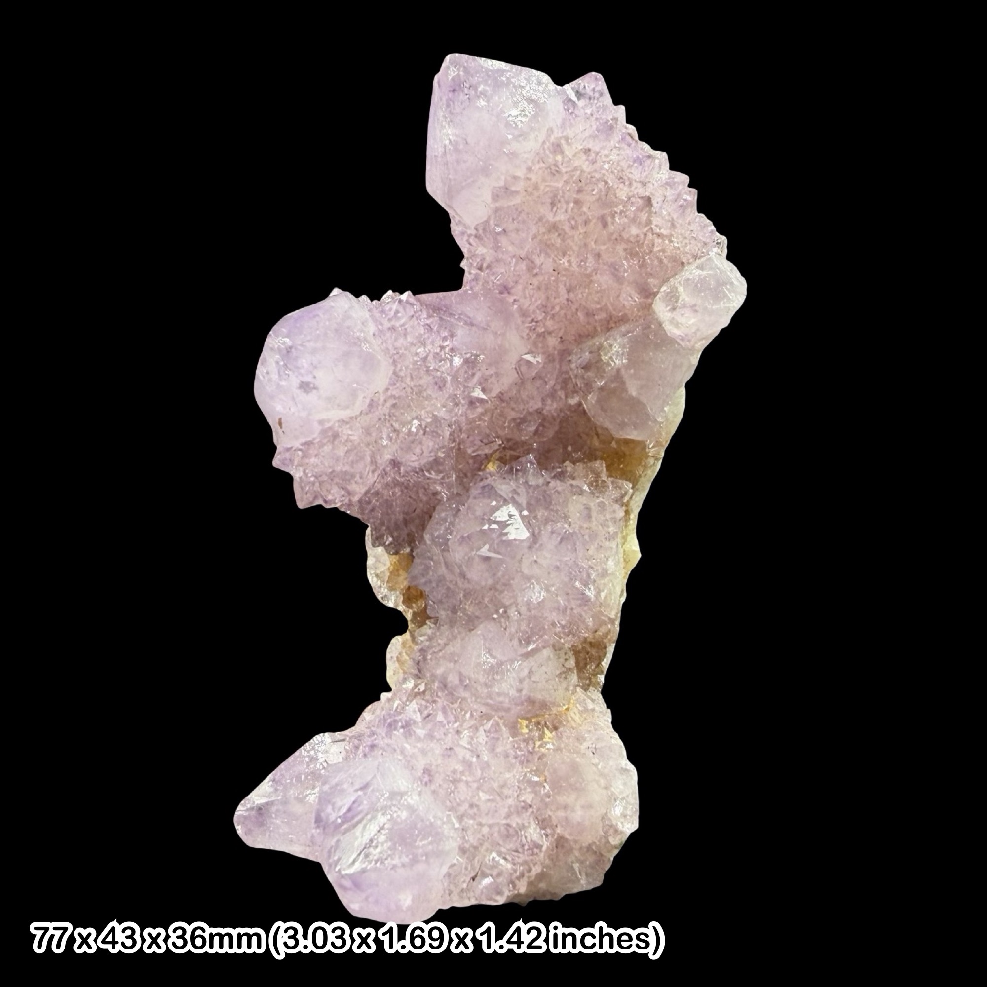 Spirit Quartz Cactus Quartz Cluster South Africa Natural Amethyst Crystal Mineral Specimen Collector Display Stone