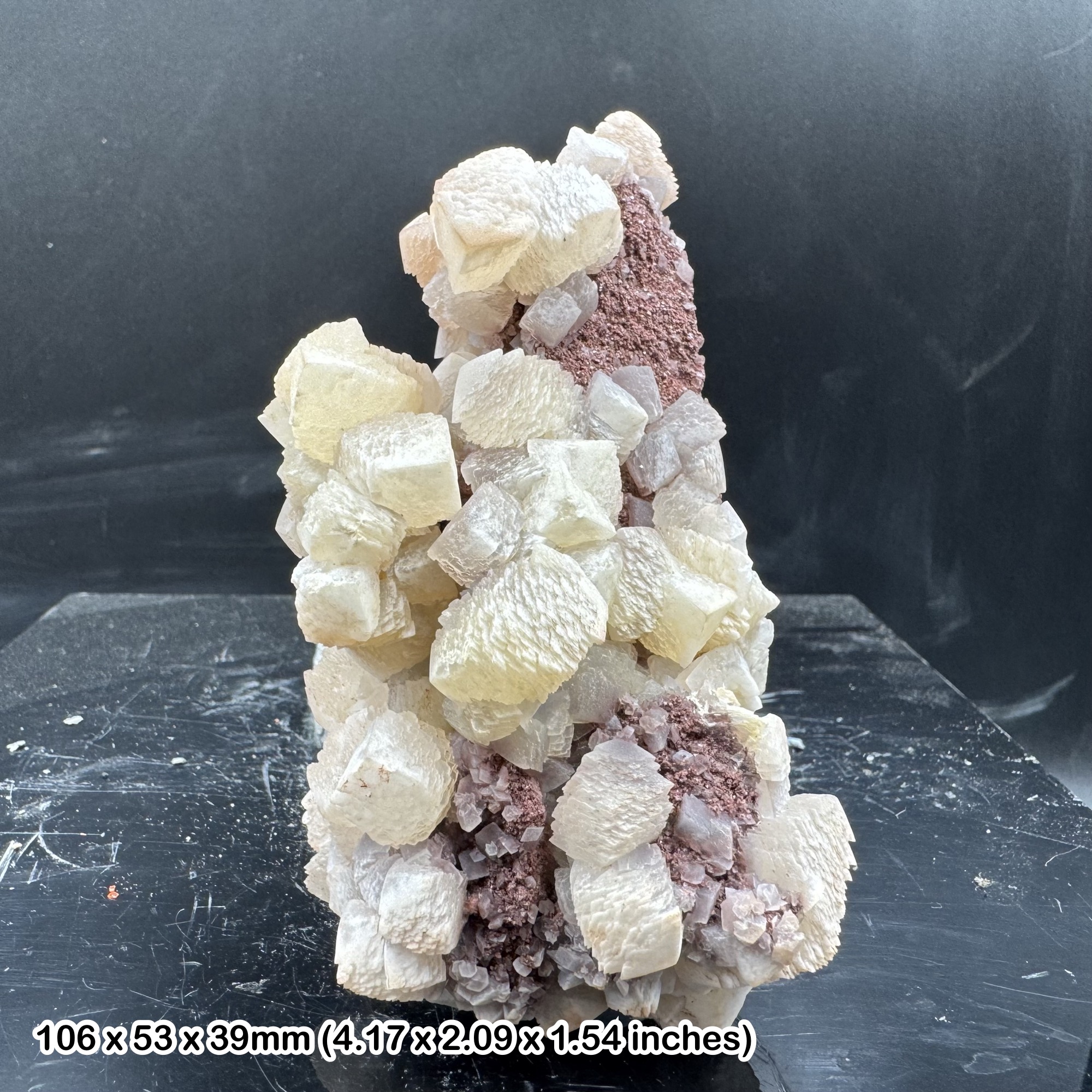 Calcite Crystal Specimen Taffs Well Quarry Cardiff Wales UK Natural Mineral Collector Display Stone Genuine Calcite
