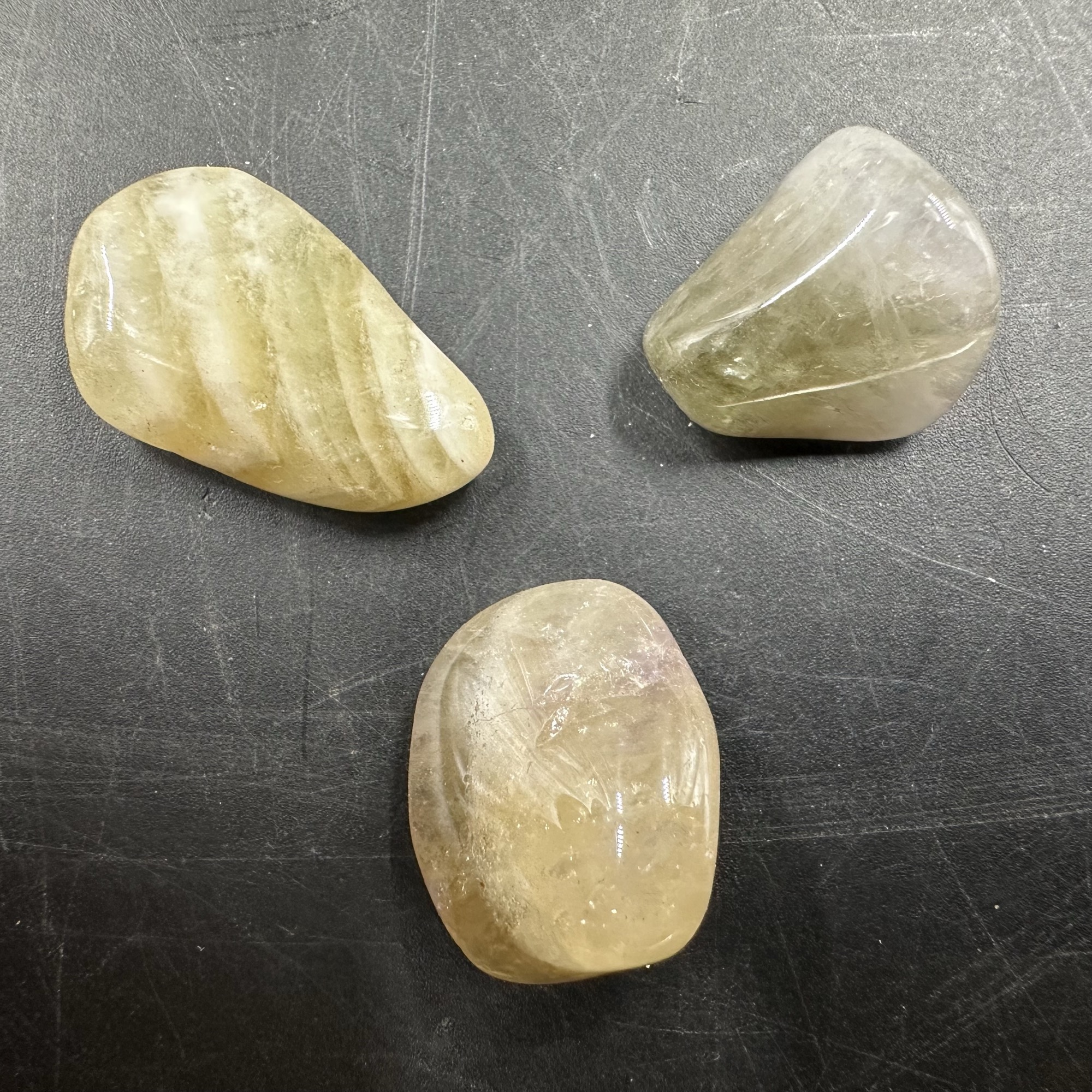 3 x amegreen tumblestones - spiritual Spiritual mineral crystal stones