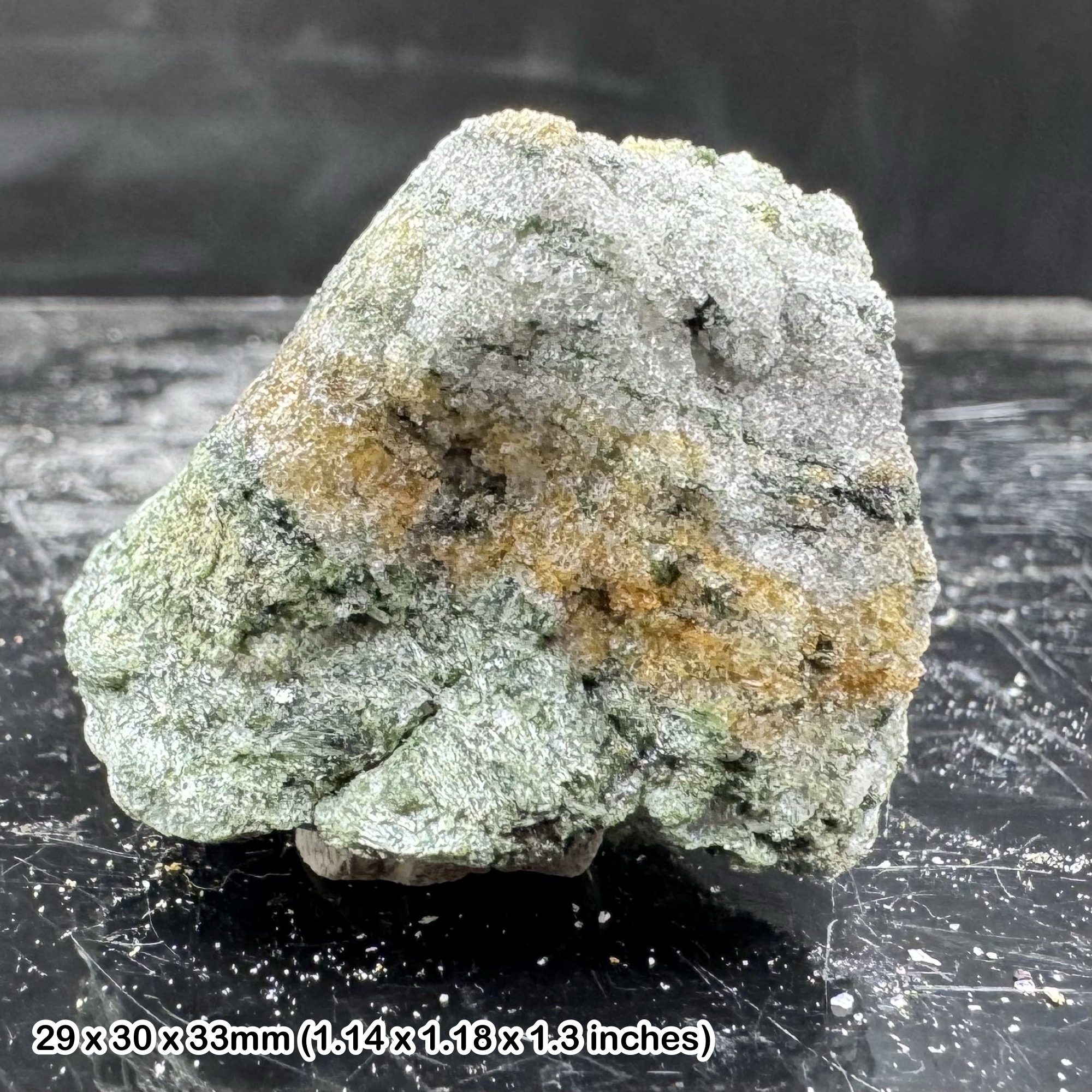 Grossular Garnet Diopside Calc Silicate Matrix Madagascar Genuine Mineral Specimen with Certificate of Authenticity