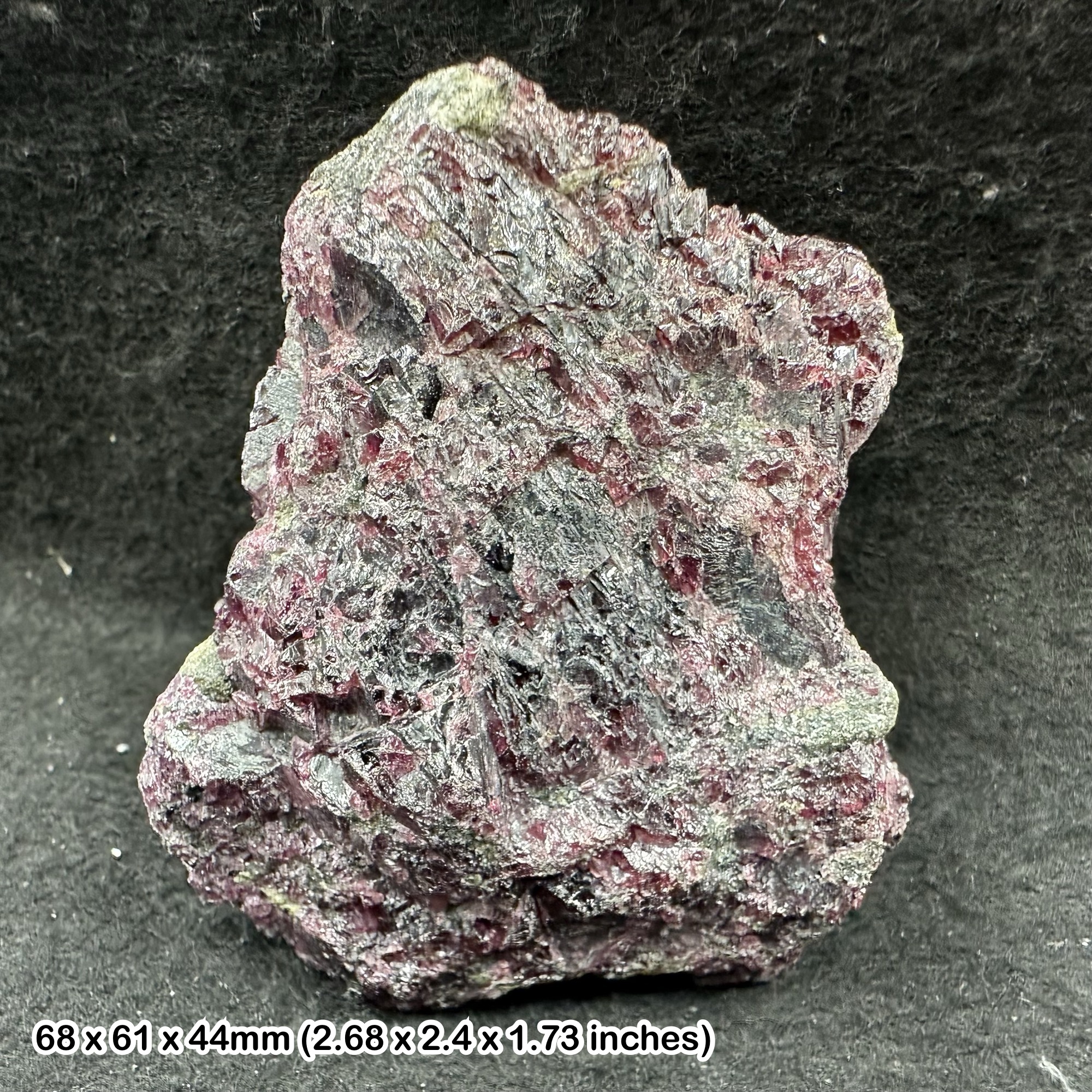 Rough Garnet in Matrix Crystal Mineral Brazil Natural Garnet Specimen with Certificate of Authenticity