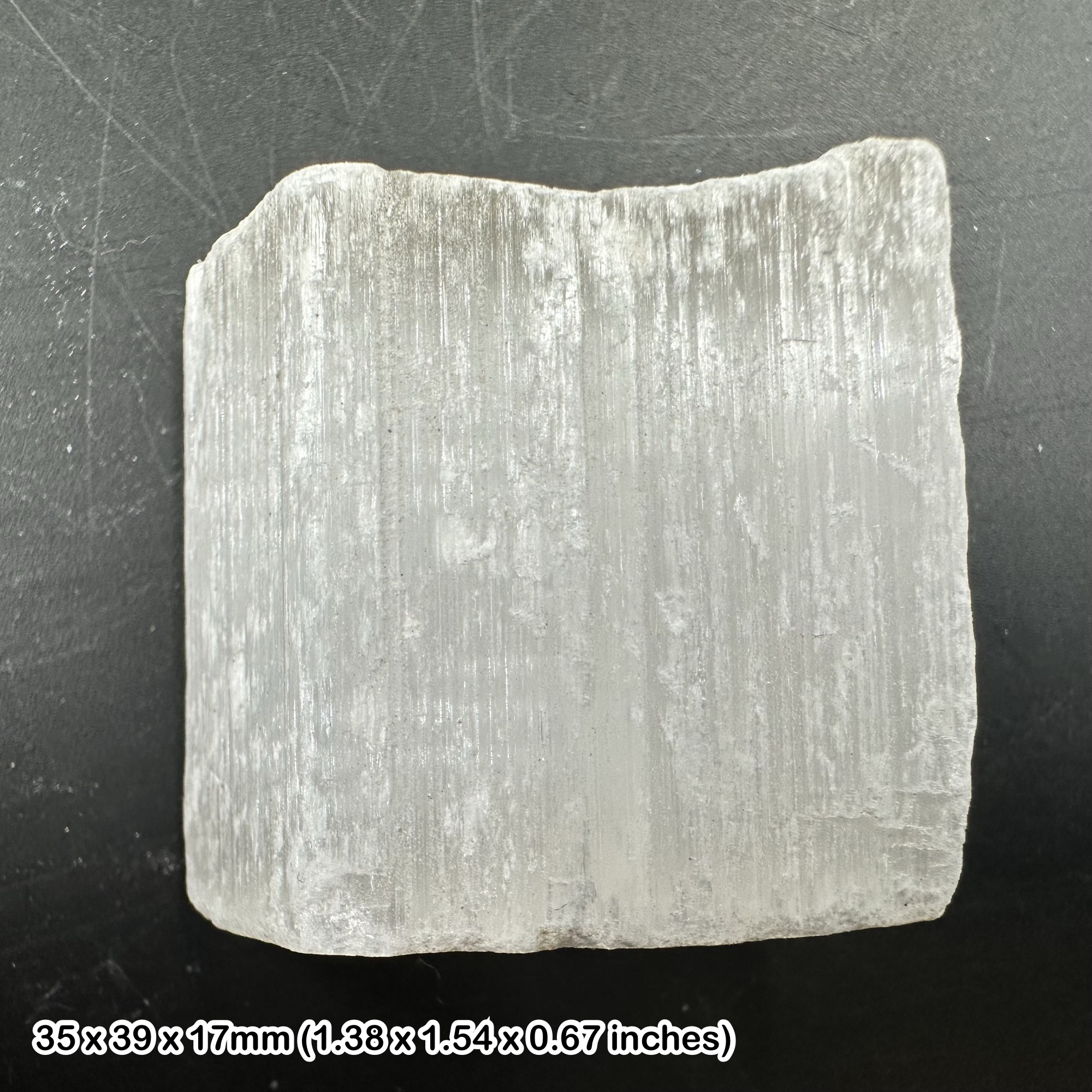 Gypsum satin spar - spiritual Spiritual crystal mineral stone, authentic