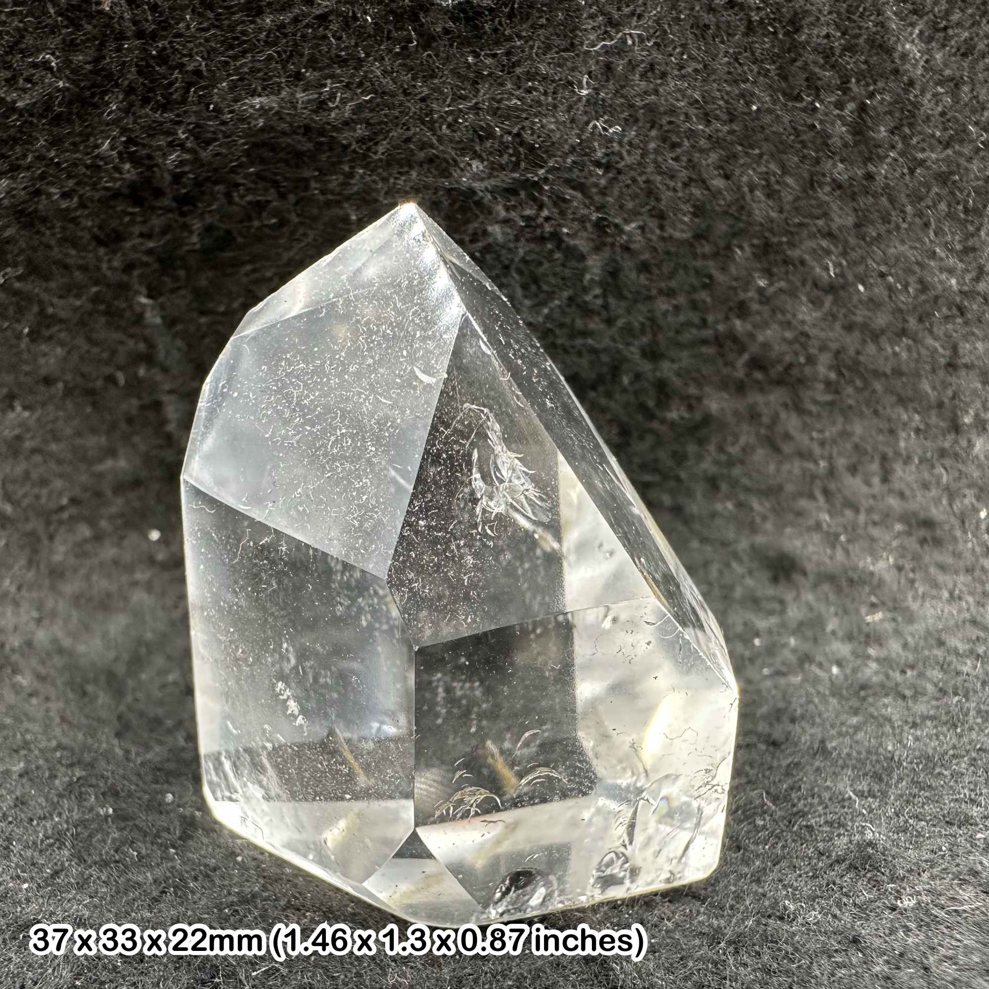 A-Grade Clear Quartz Crystal Cluster from Brazil – Genuine Natural Rock Crystal Mineral with Certificate of Authenticity