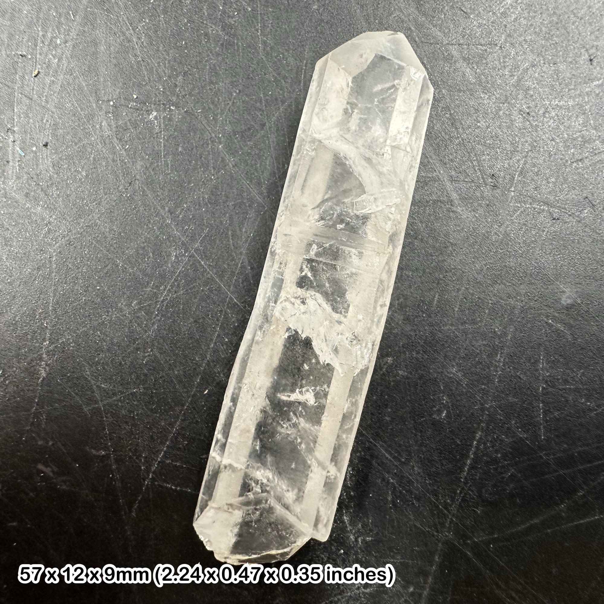 Large A-Grade Clear Quartz Crystal from Brazil – Genuine Natural Rock Crystal Mineral with Certificate of Authenticity