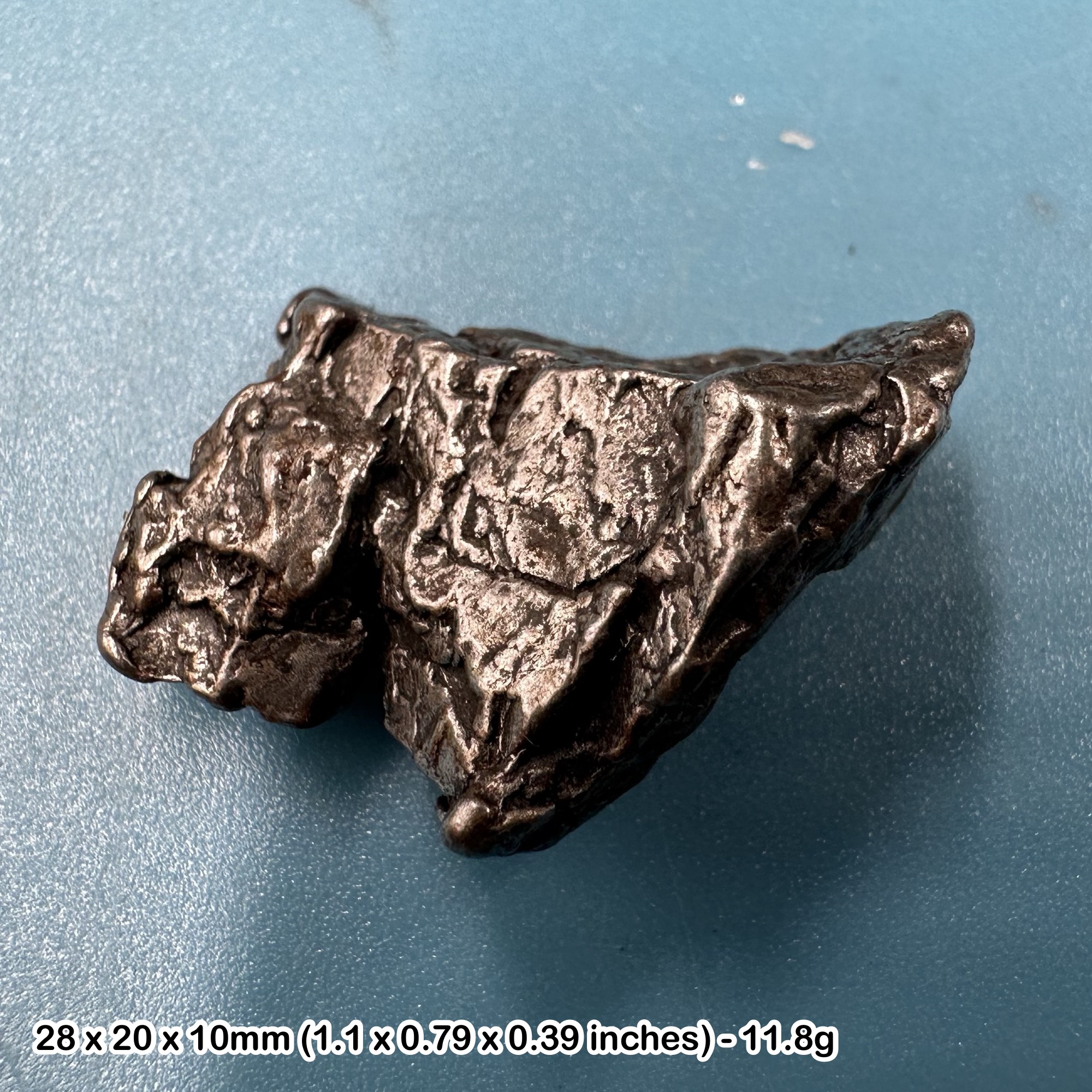 Campo del cielo nickel-iron meteorite - genuine space rocks crystals