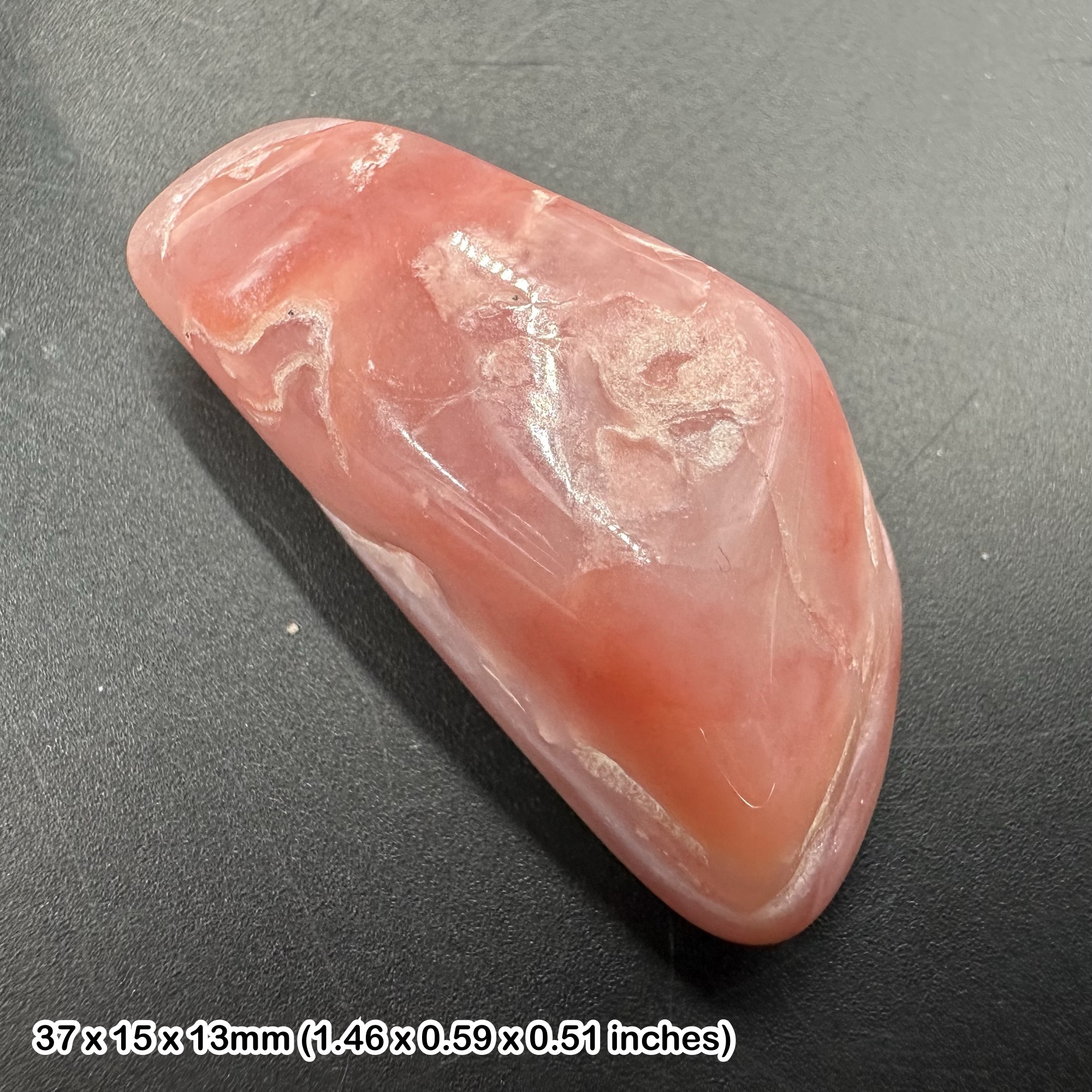 Pink Andean Opal Tumblestone Bolivia Natural Pink Opal Crystal Polished Stone