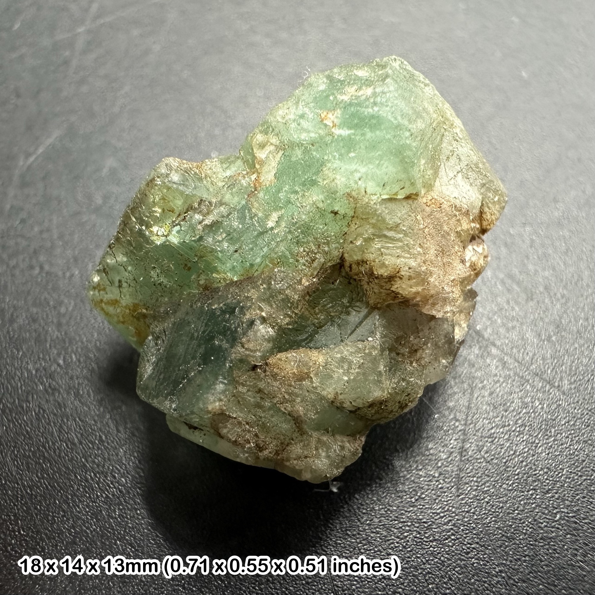 Green Fluorite Twin Crystal County Durham UK Natural Fluorspar Mineral Specimen Stone Genuine with Certificate of Authenticity