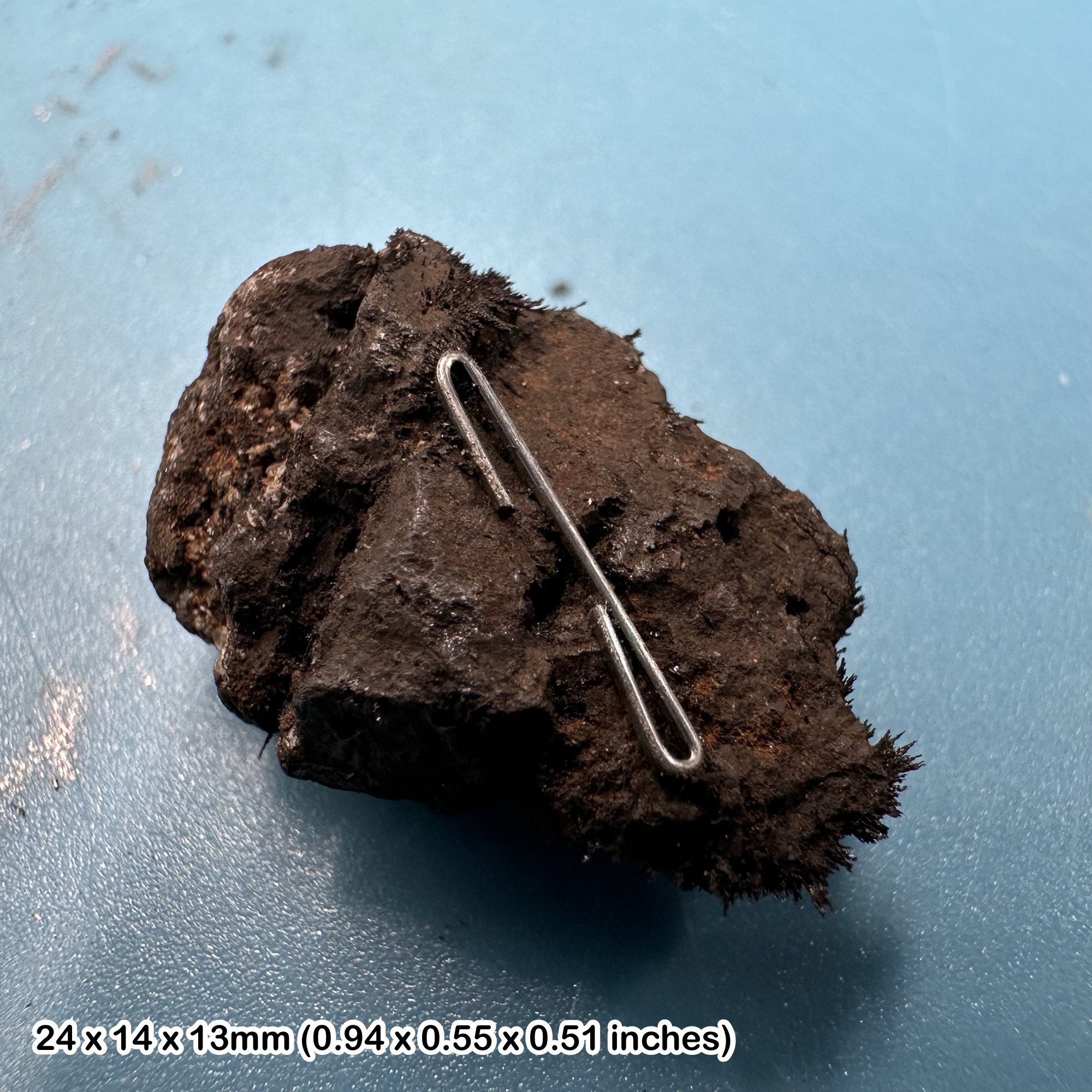 Genuine Black Lodestone Iron Ore from Norway