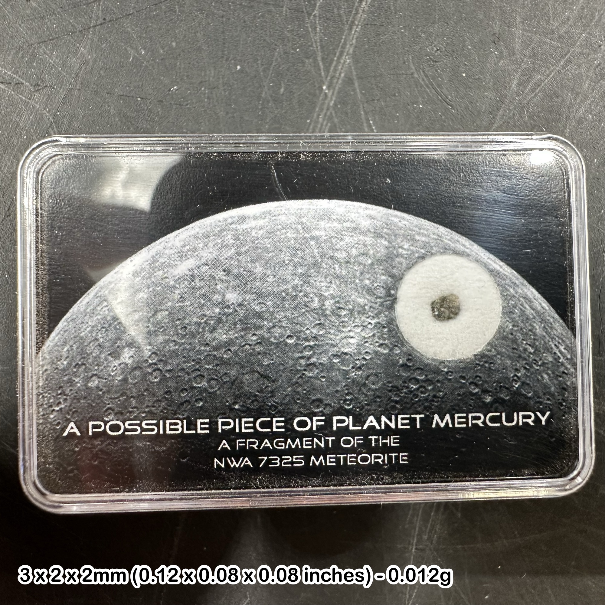 Mercury Meteorite NWA 7325 Rare Planetary Meteorite 1-3mm Achondrite Space Rock Specimen