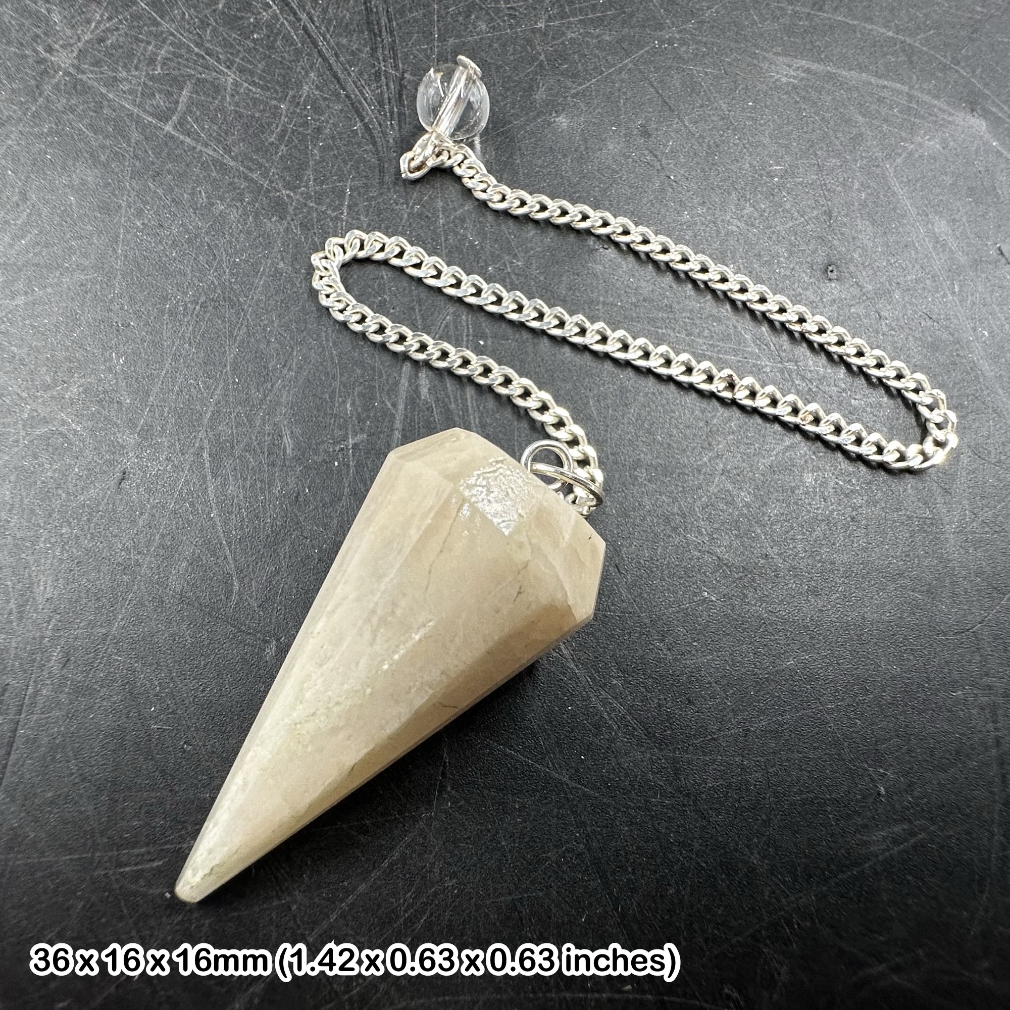 Moonstone pendulum - spiritual Spiritual mineral, authentic, uk seller