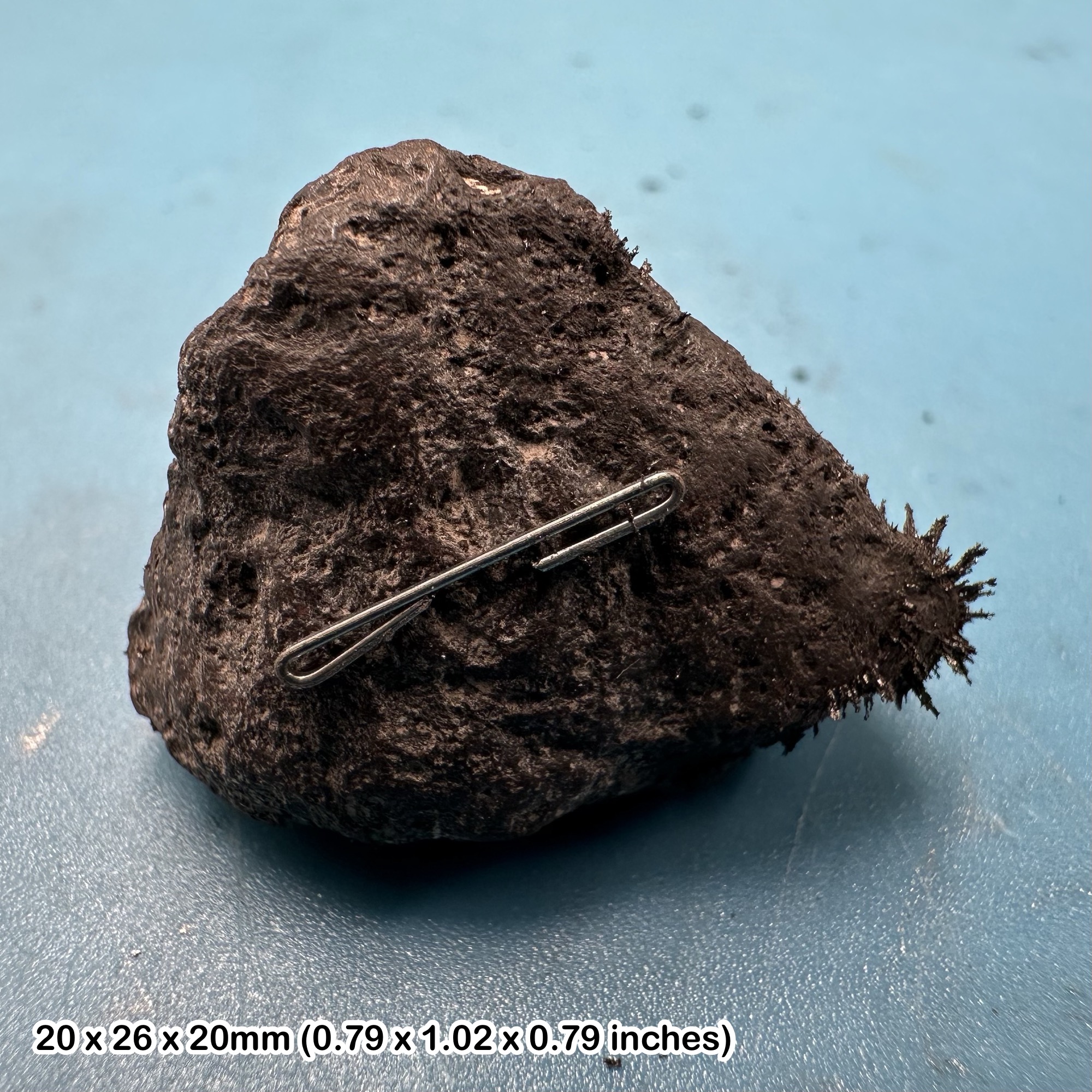 Lodestone Magnetite Crystal Bolivia Natural Magnetic Mineral Specimen Authentic Certified Rare Display Stone